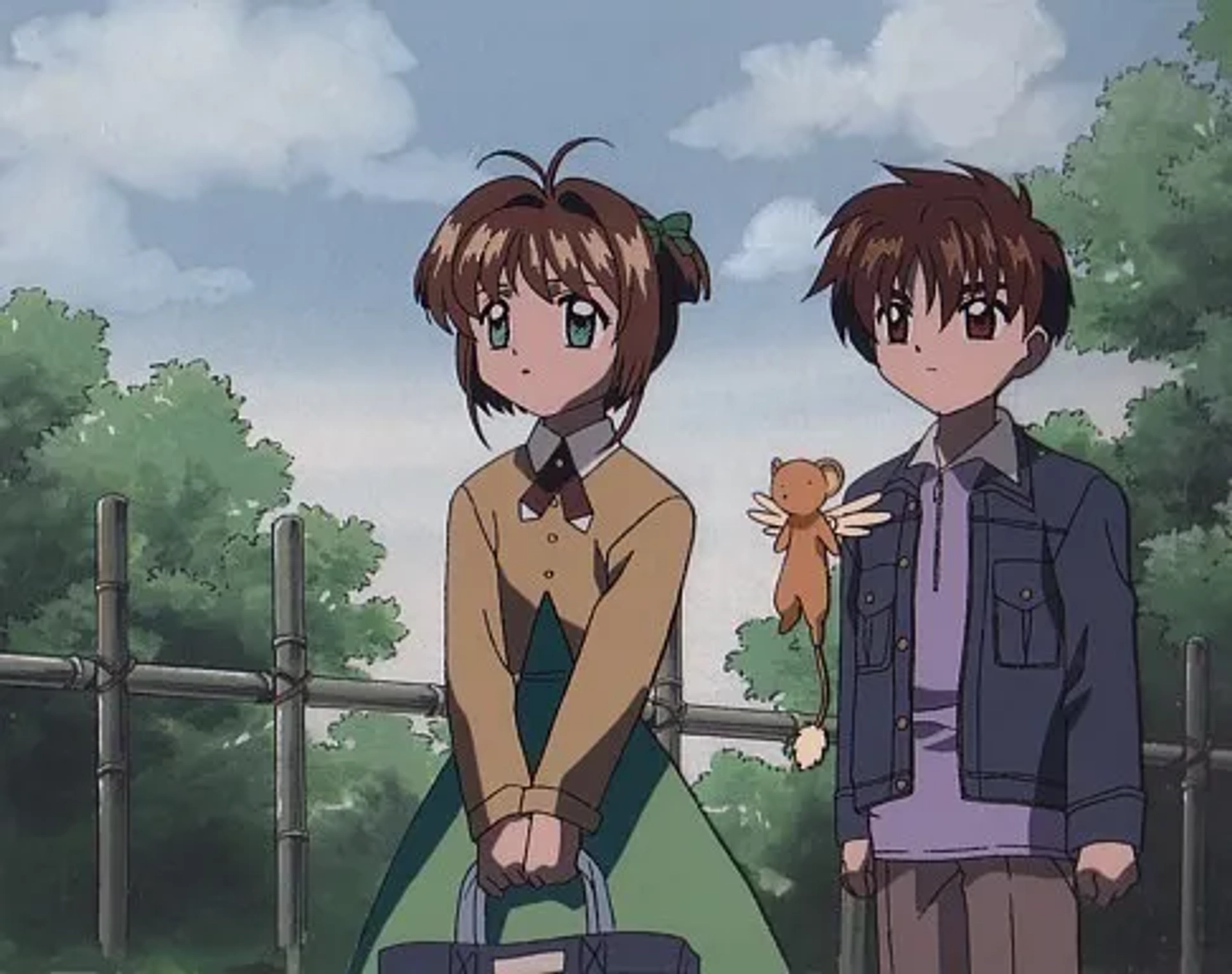 Sakura Tange and Motoko Kumai in Cardcaptor Sakura (1998)