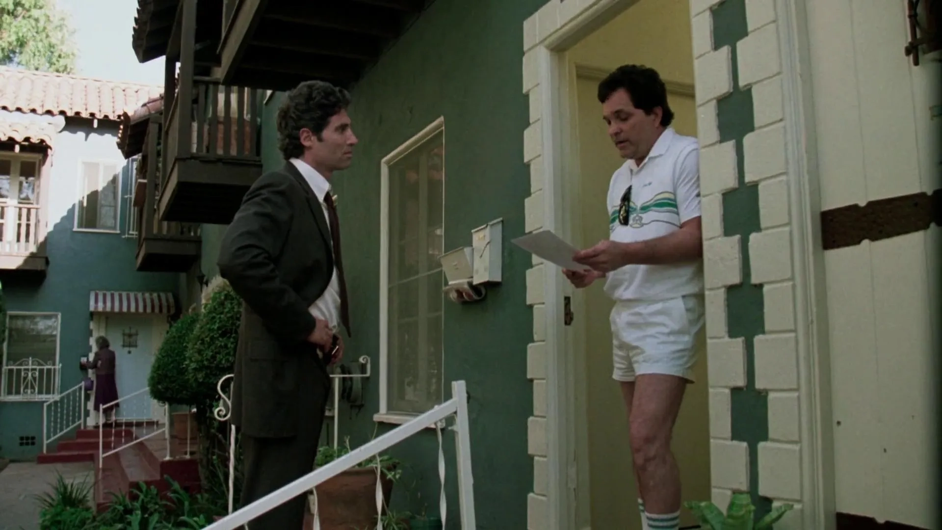 Joy N. Houck Jr. and Michael Nouri in The Hidden (1987)