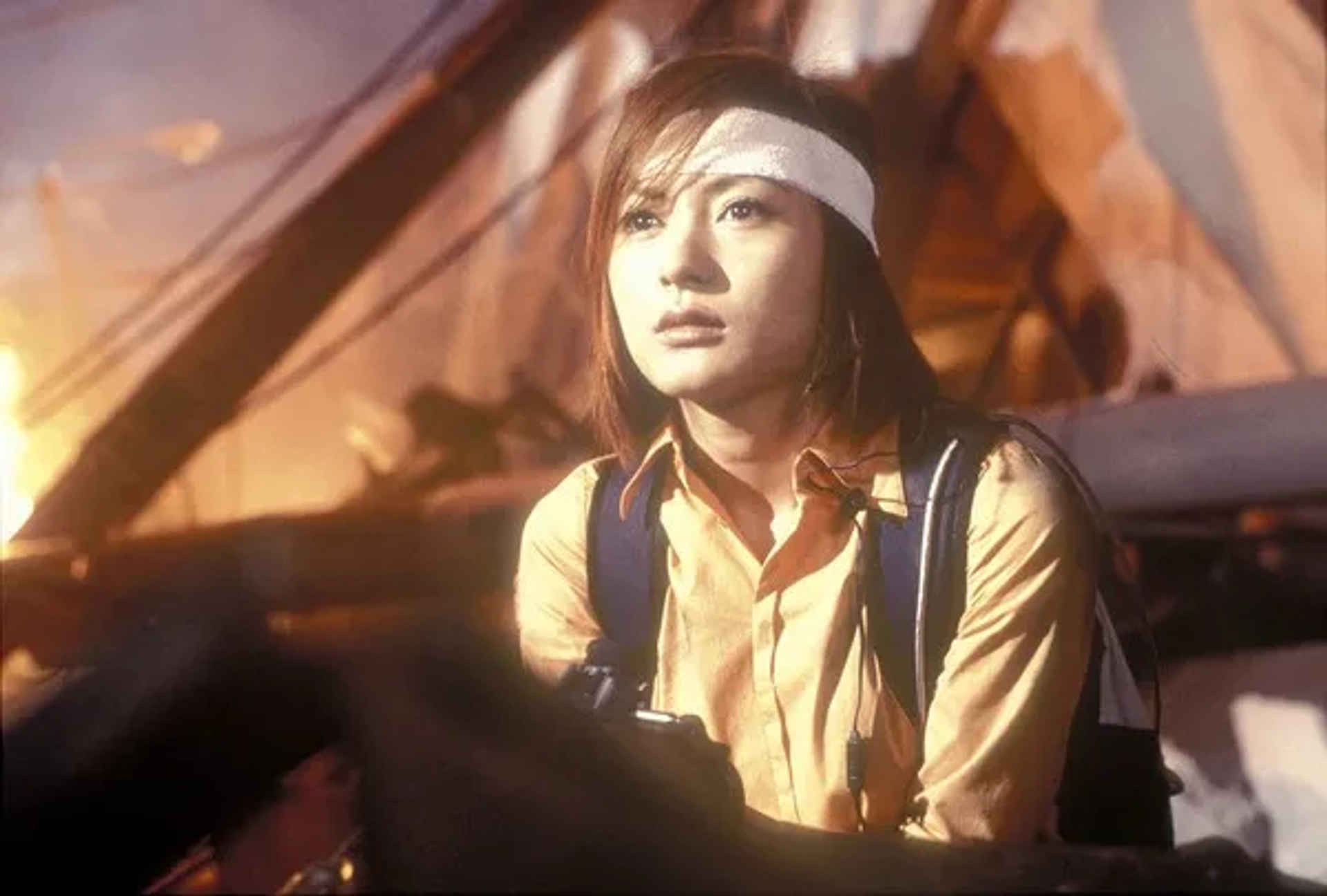 Chiharu Niiyama in Godzilla, Mothra and King Ghidorah: Giant Monsters All-Out Attack (2001)