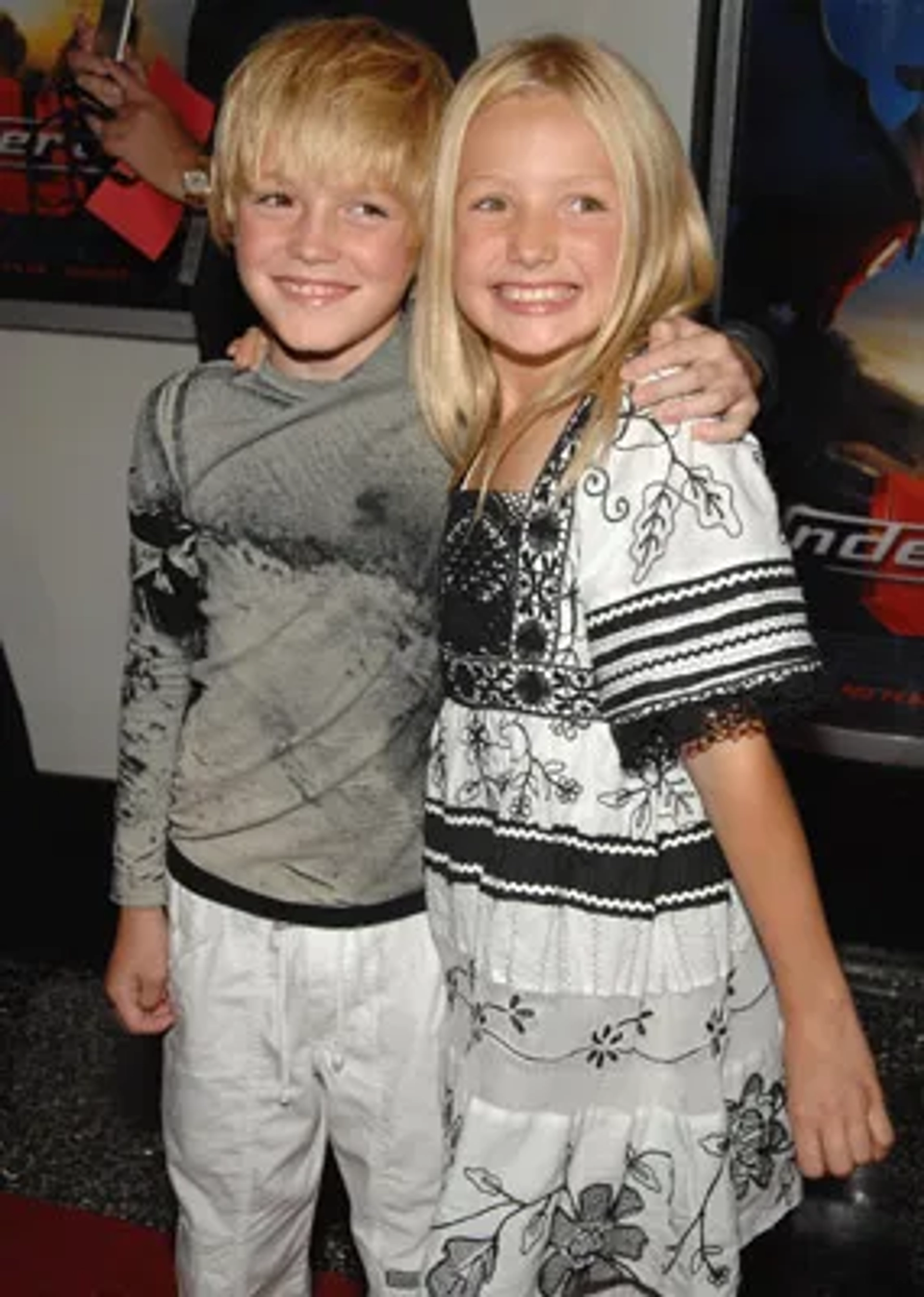 Spencer List and Peyton List at an event for Underdog (2007)