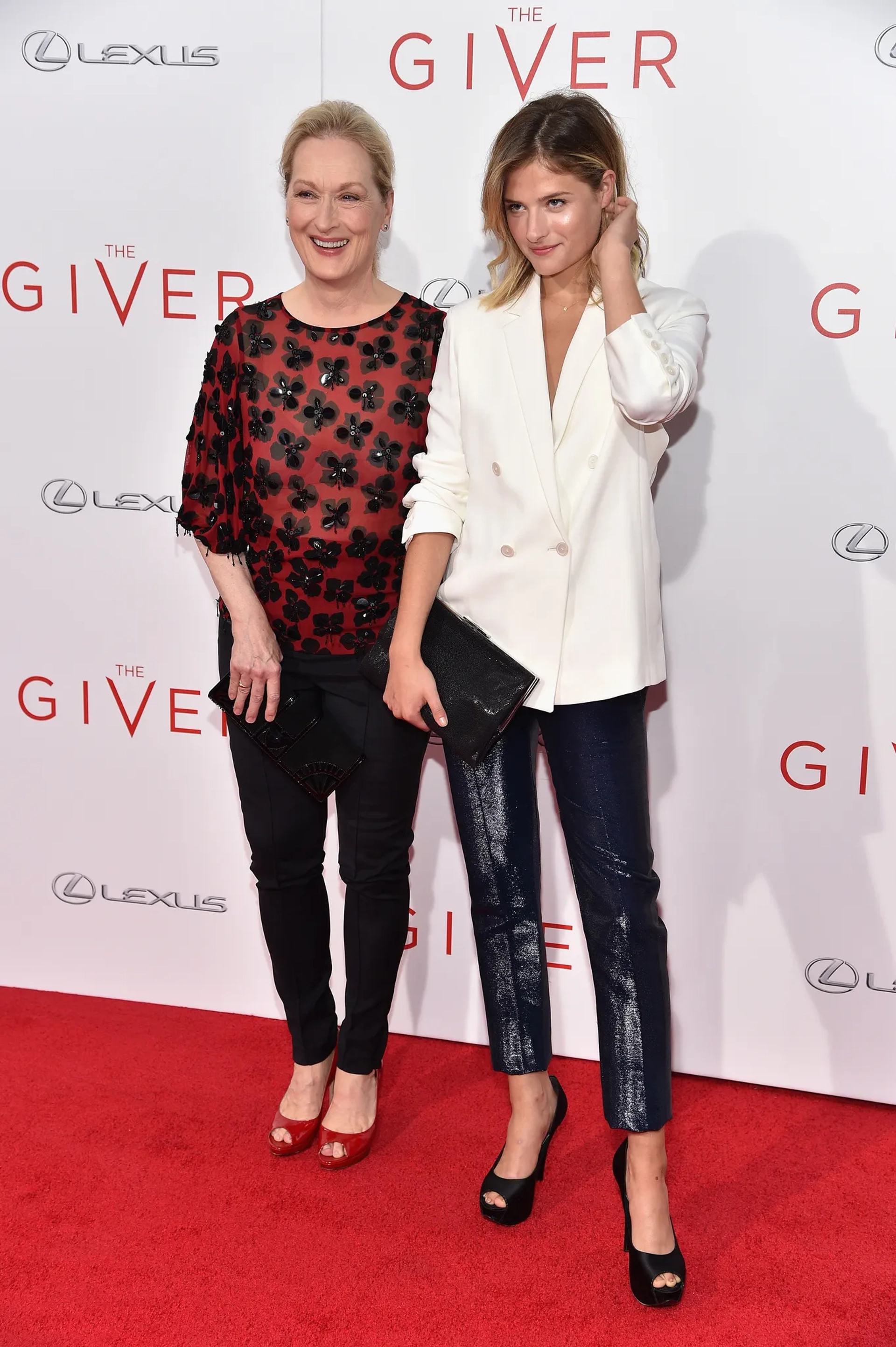 Meryl Streep at an event for The Giver (2014)