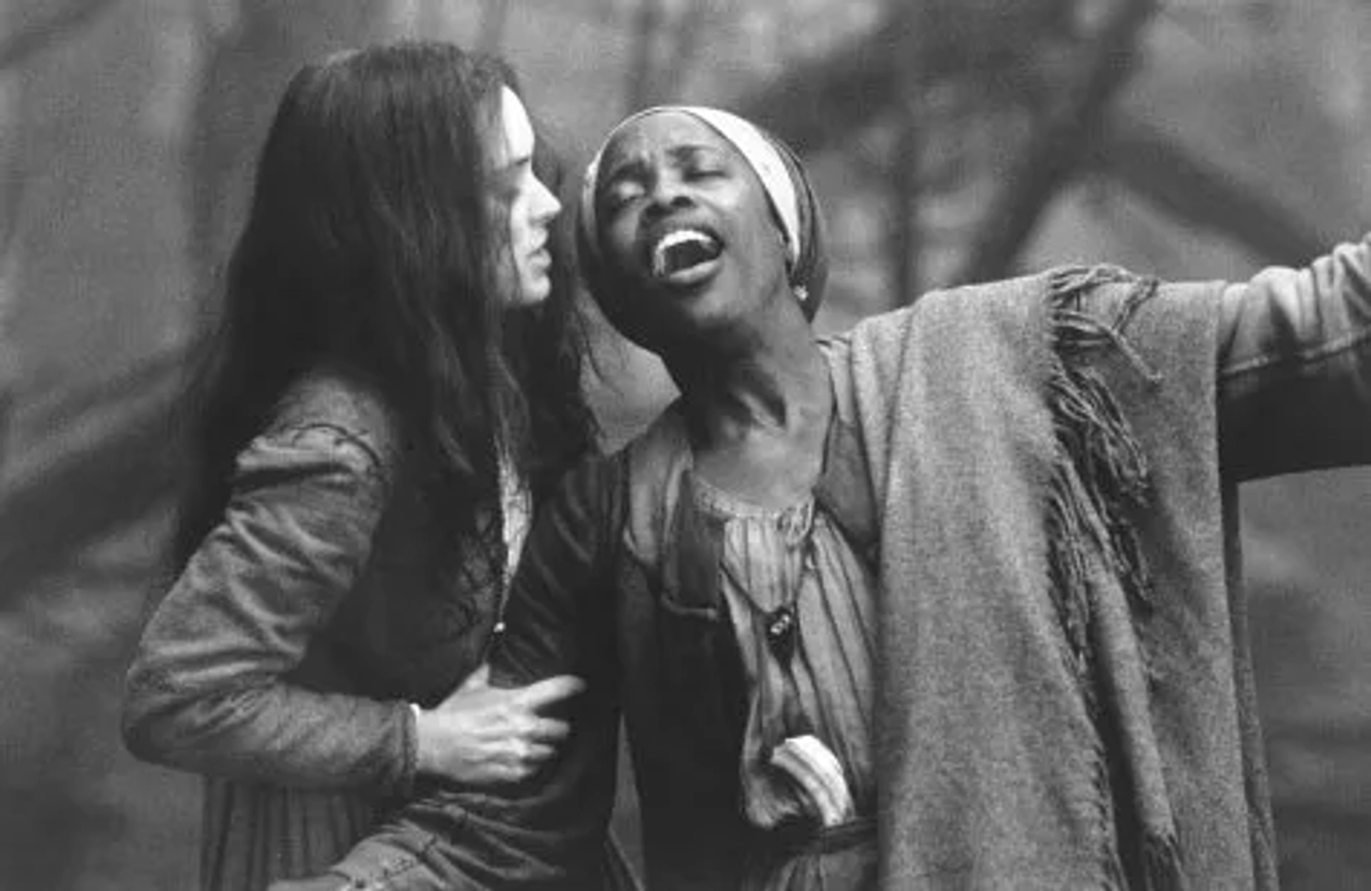 Winona Ryder and Charlayne Woodard in The Crucible (1996)