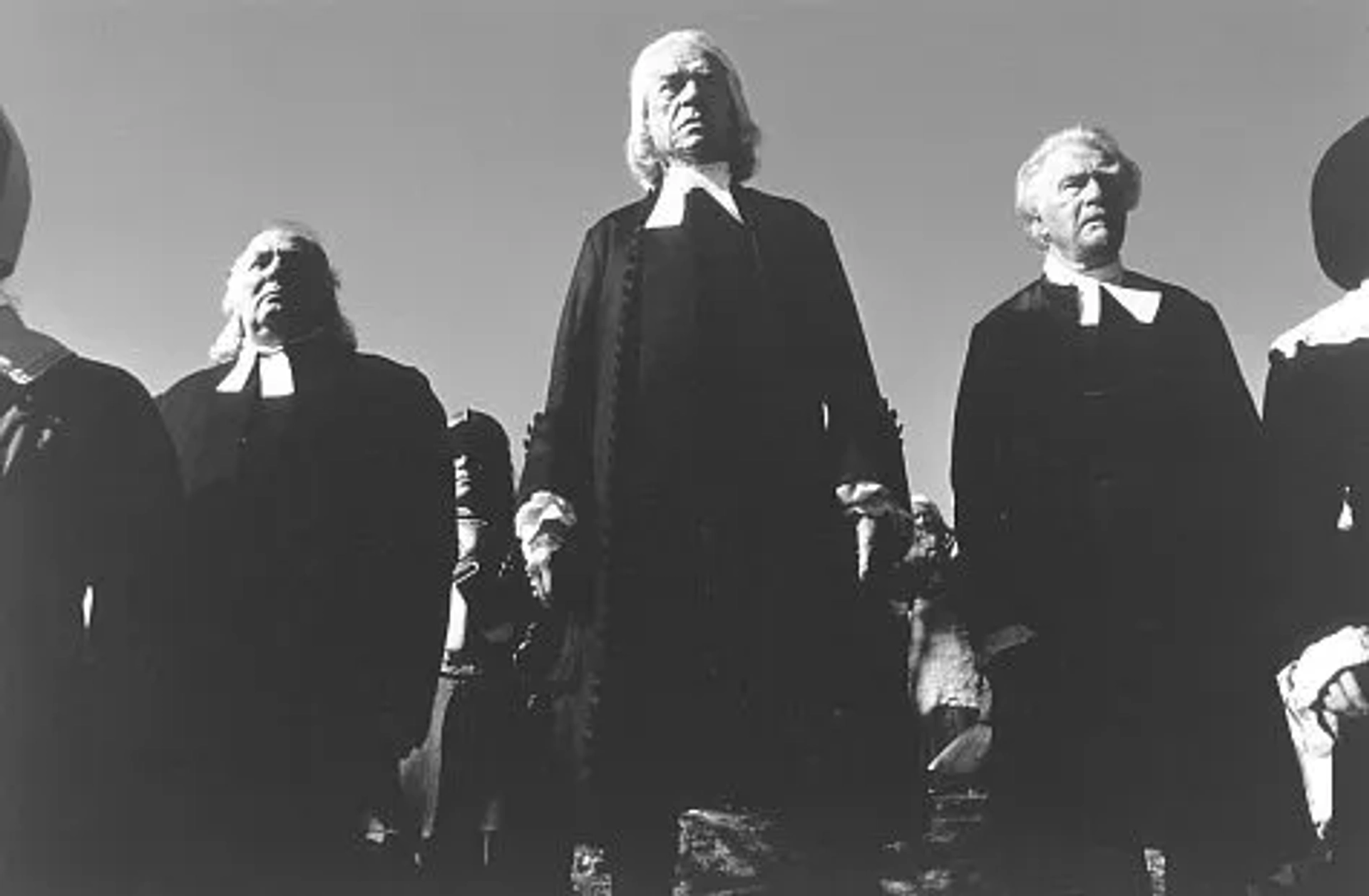 Paul Scofield, Robert Breuler, and George Gaynes in The Crucible (1996)