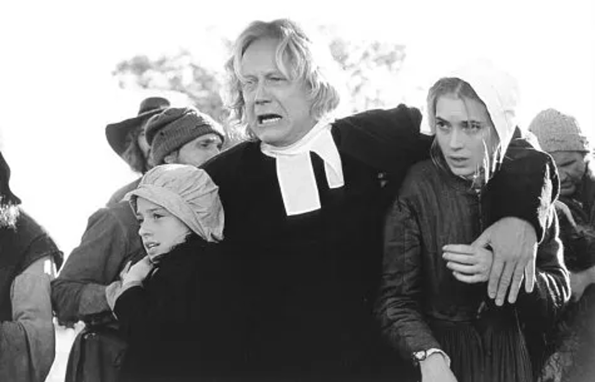 Winona Ryder, Bruce Davison, and Rachael Bella in The Crucible (1996)