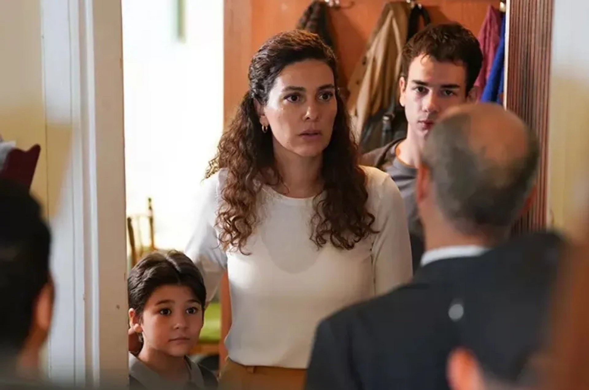 Mustafa Enis Bilir, Bergüzar Korel, and Durukan Çelikkaya in Annem Ankara (2024)