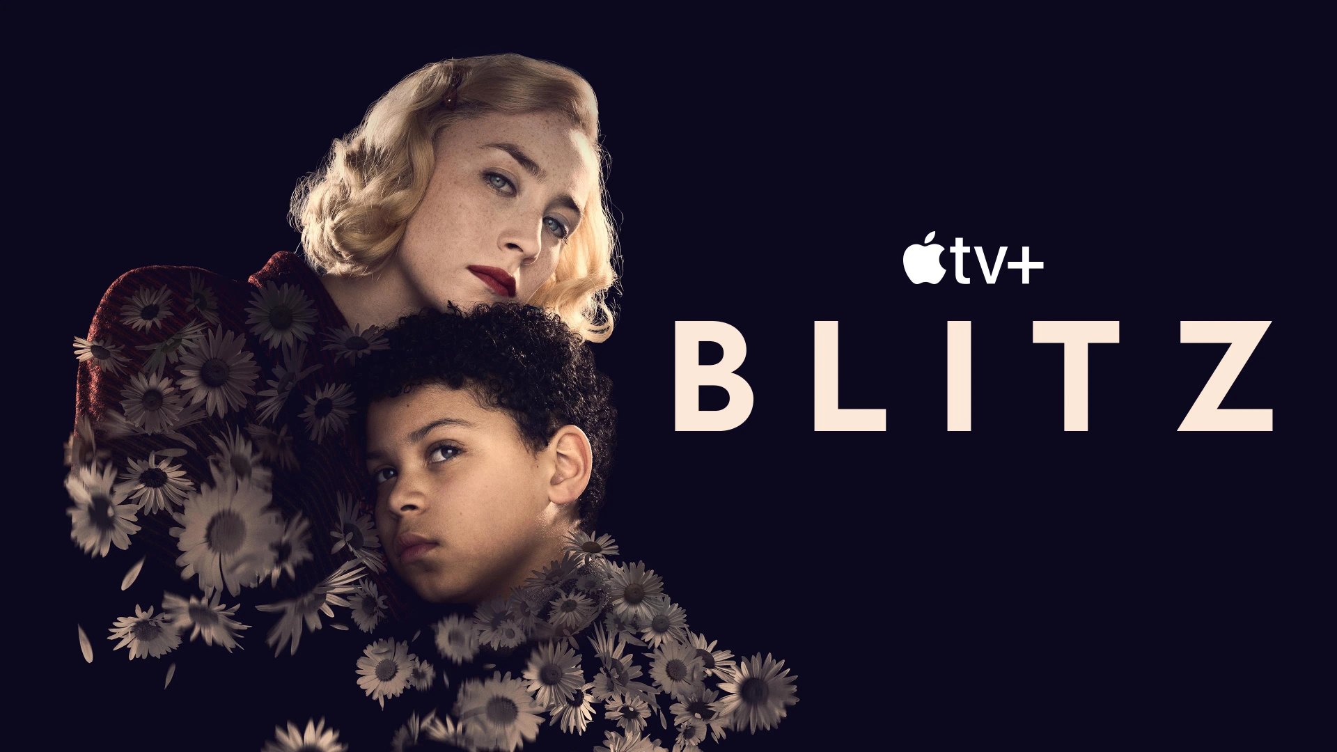 Elliott Heffernan and Saoirse Ronan in Blitz (2024)