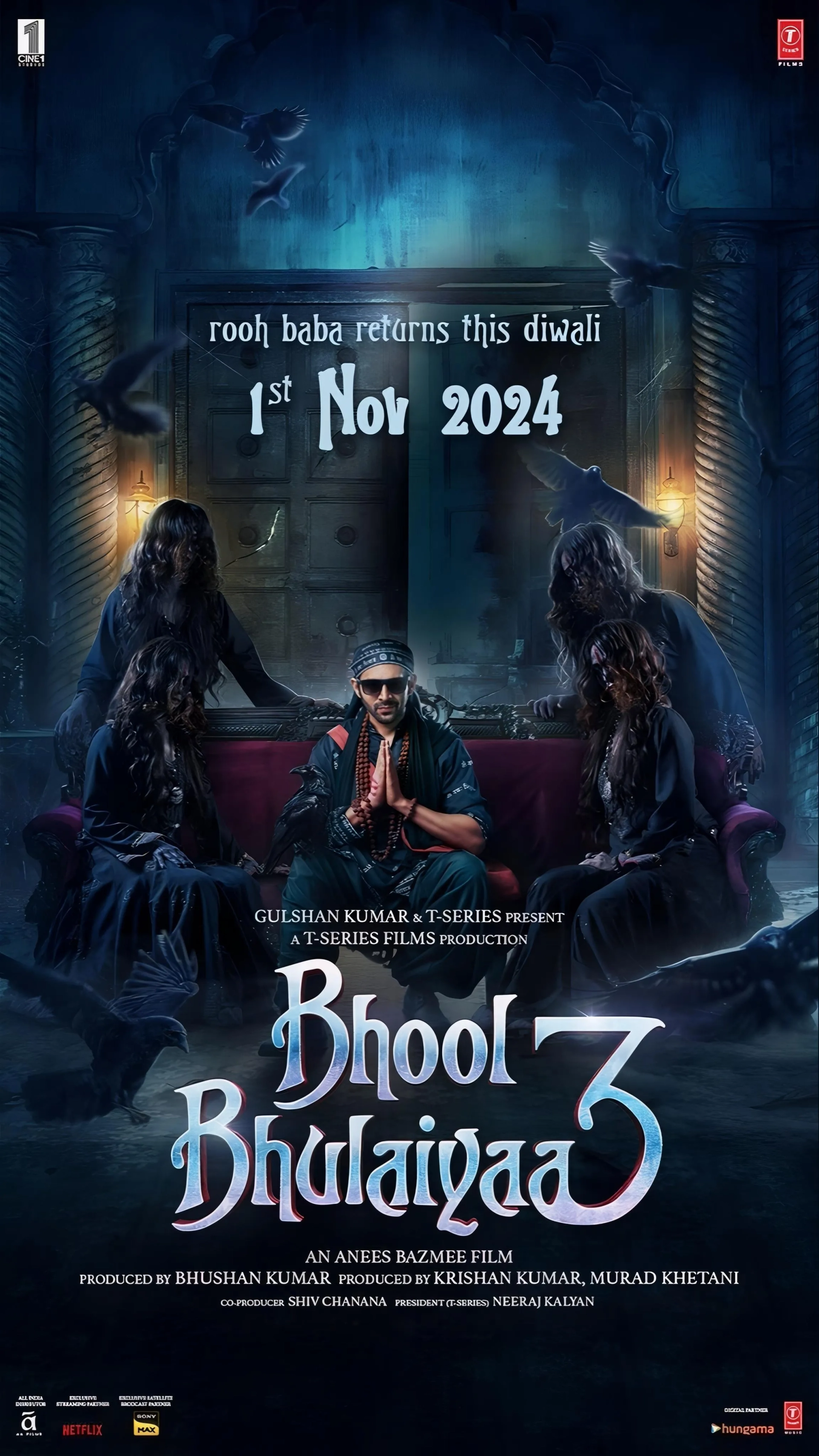 Kartik Aaryan in Bhool Bhulaiyaa 3 (2024)