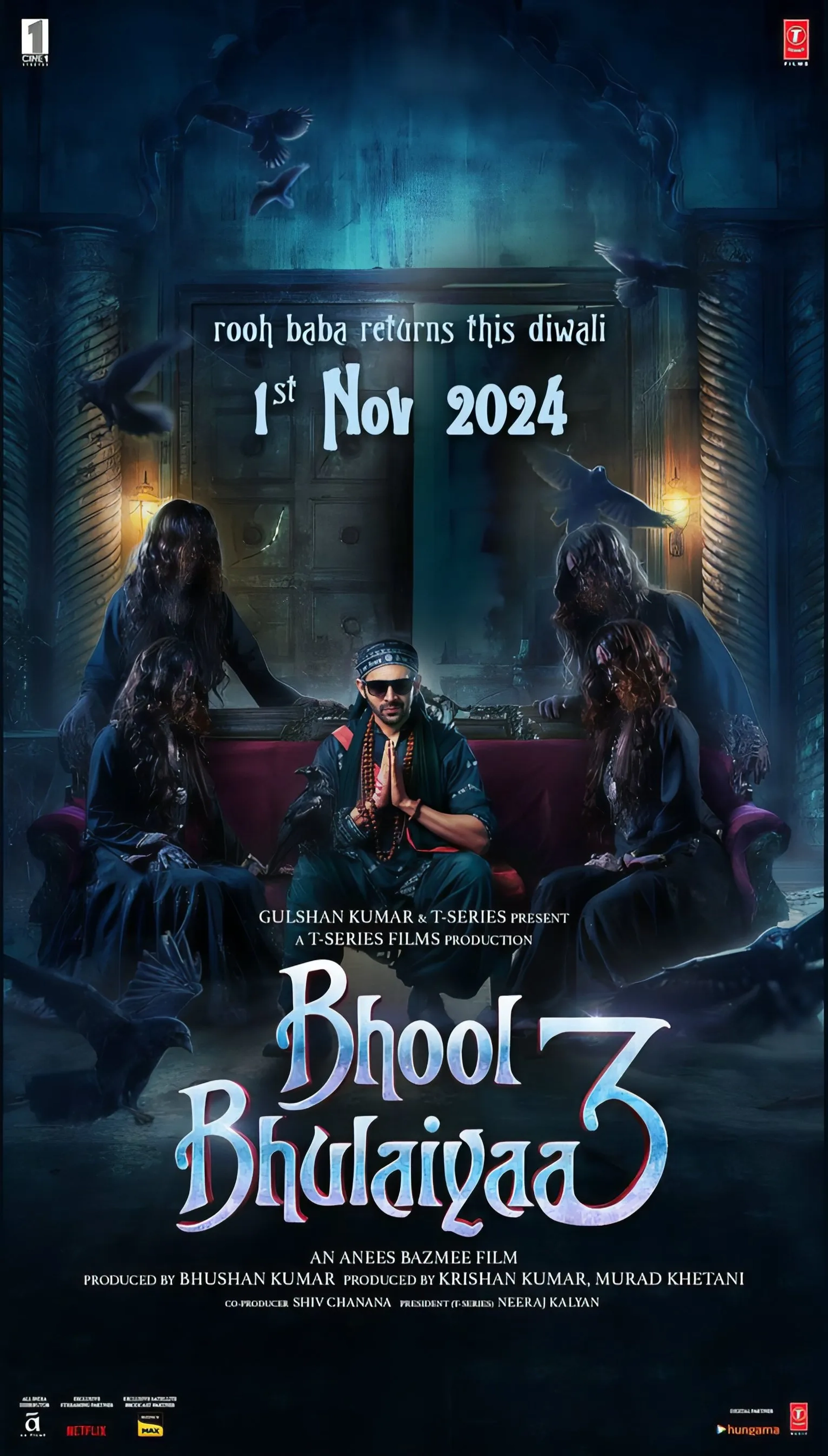 Kartik Aaryan in Bhool Bhulaiyaa 3 (2024)