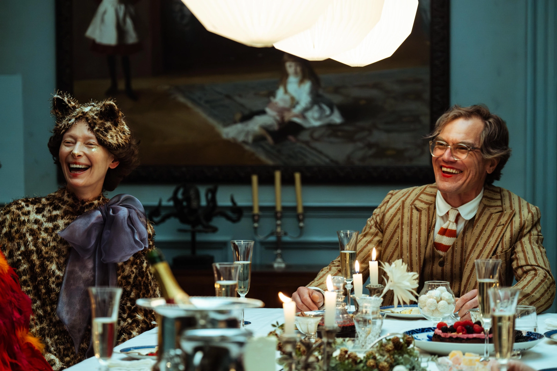 Michael Shannon and Tilda Swinton in The End (2024)