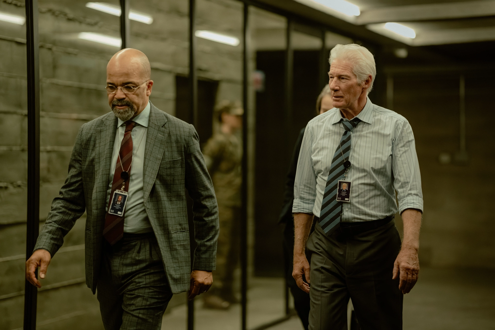 Richard Gere and Jeffrey Wright in The Agency (2024)