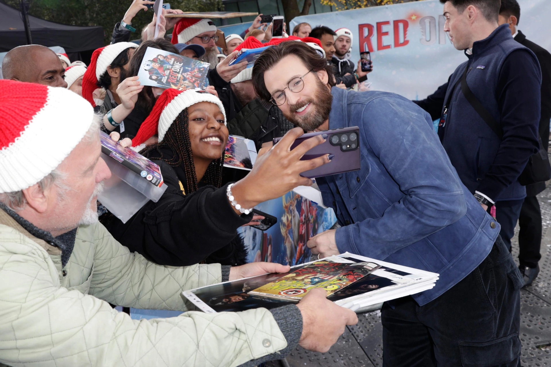 Chris Evans at an event for Red One (2024)