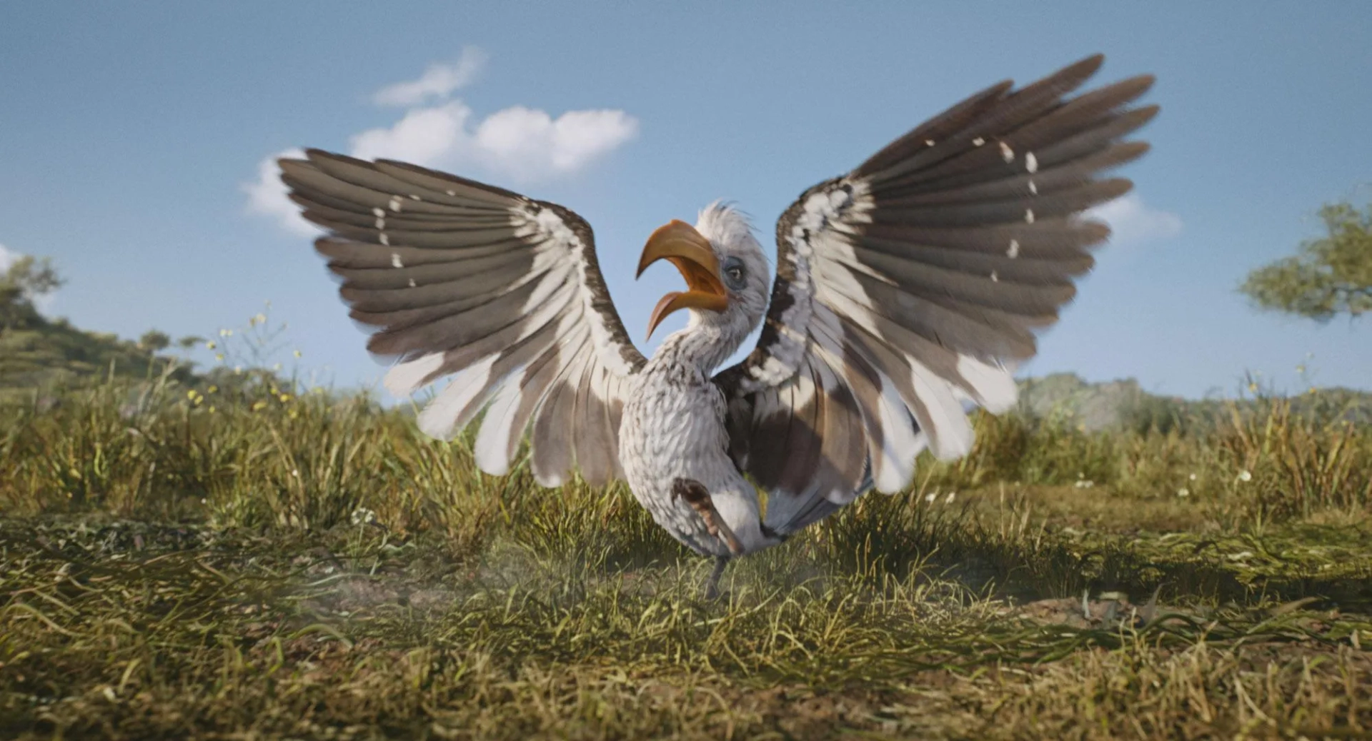 Zazu and Preston Nyman in Mufasa: The Lion King (2024)