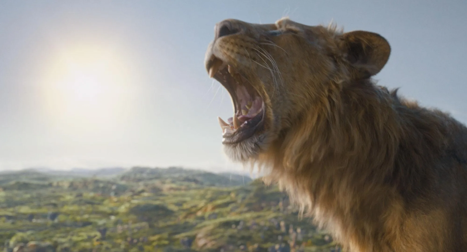 Mufasa and Aaron Pierre in Mufasa: The Lion King (2024)