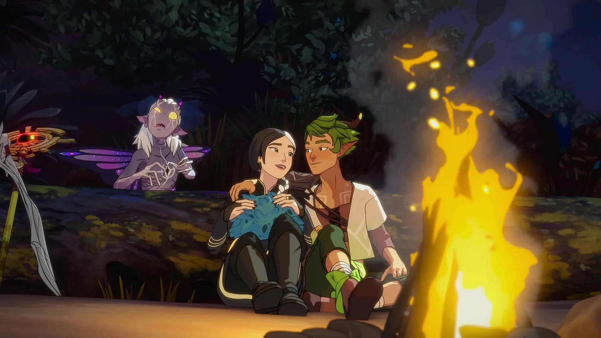 Benjamin Callins and Racquel Belmonte in The Dragon Prince (2018)