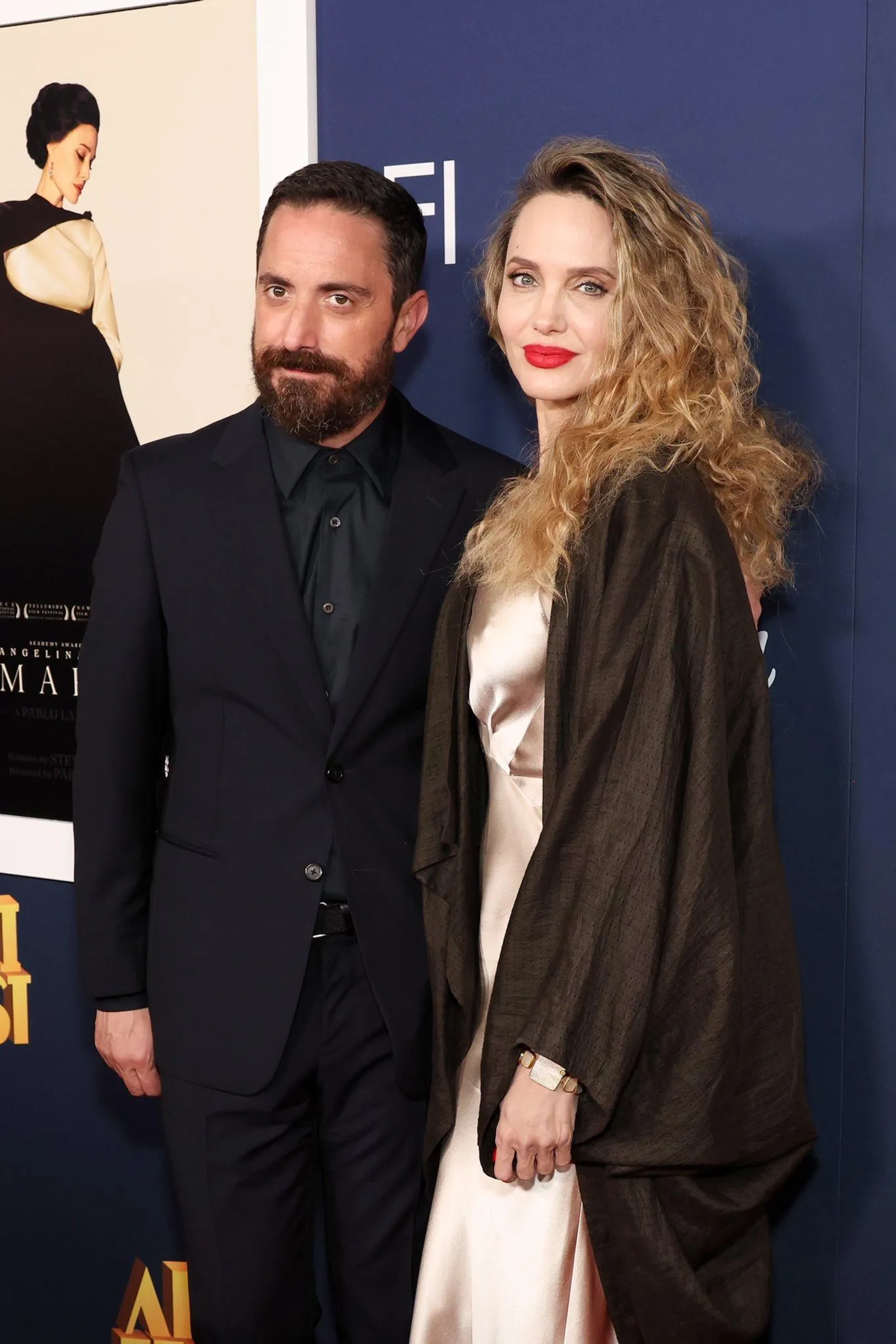 Angelina Jolie and Pablo Larraín in Maria (2024)