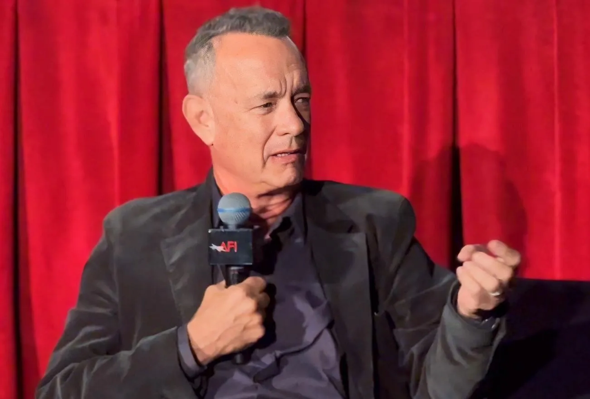 Tom Hanks at an event for Here (2024)