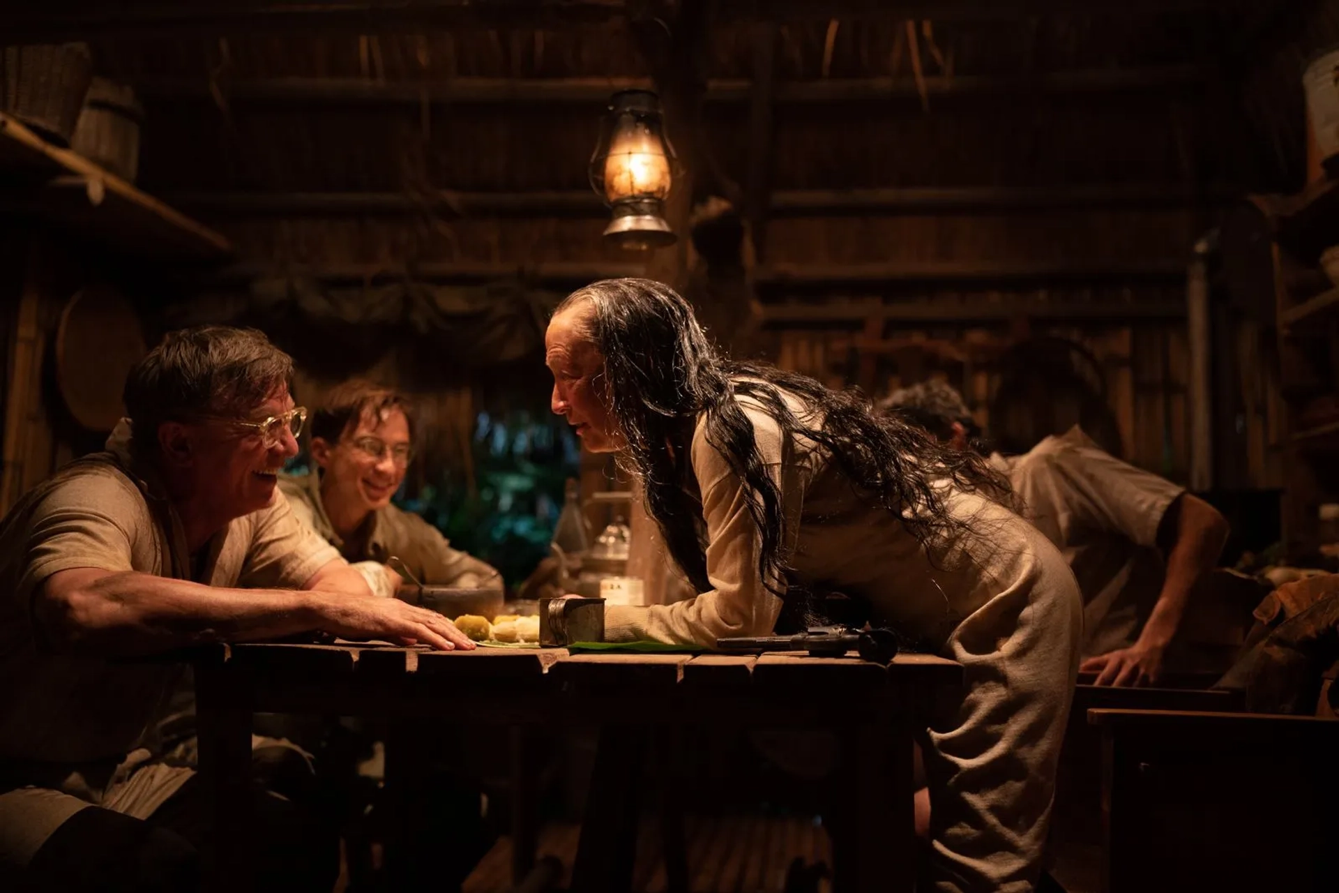 Daniel Craig, Lesley Manville, Lisandro Alonso, and Drew Starkey in Queer (2024)