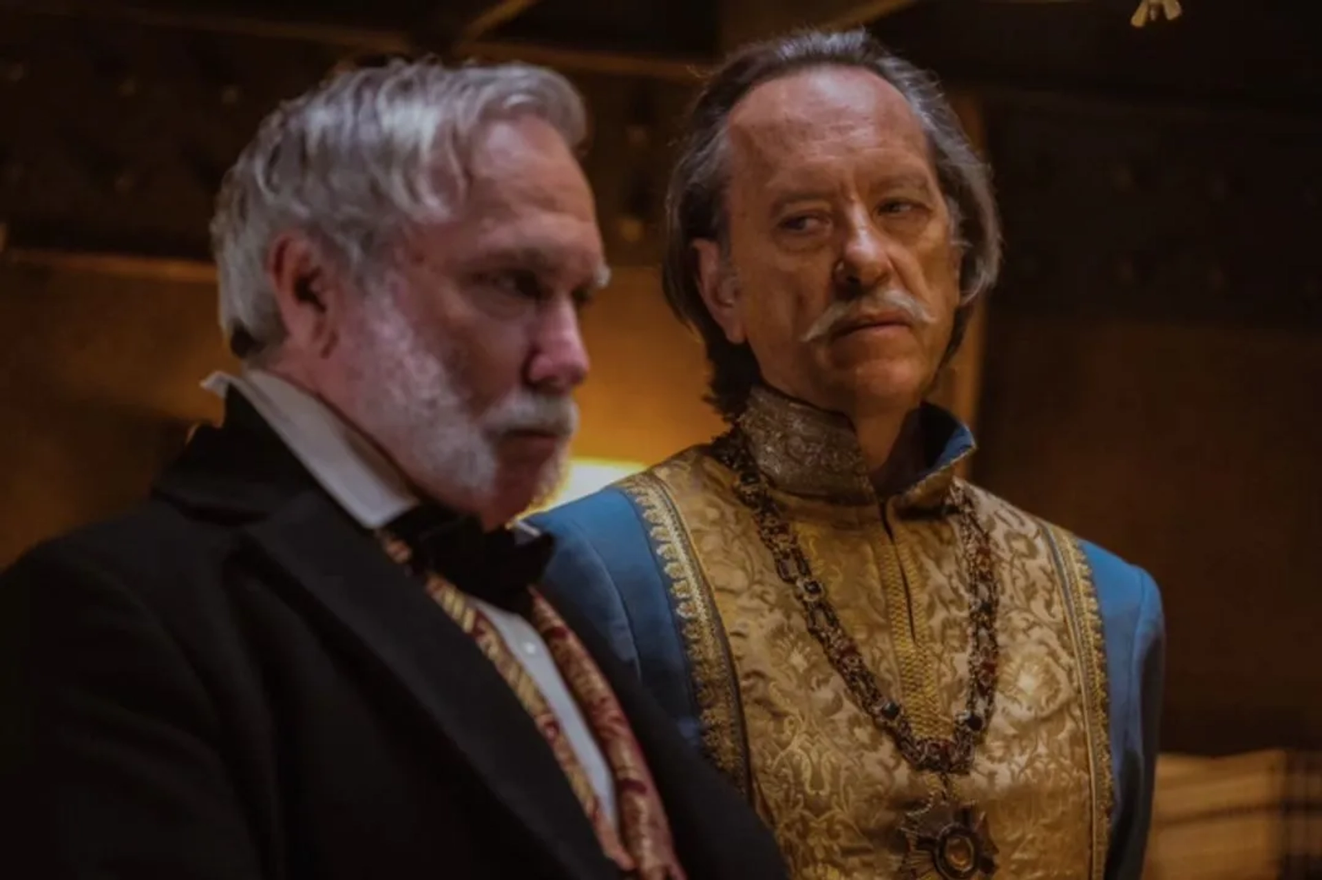 Richard E. Grant and Damien Garvey in Nautilus (2024)