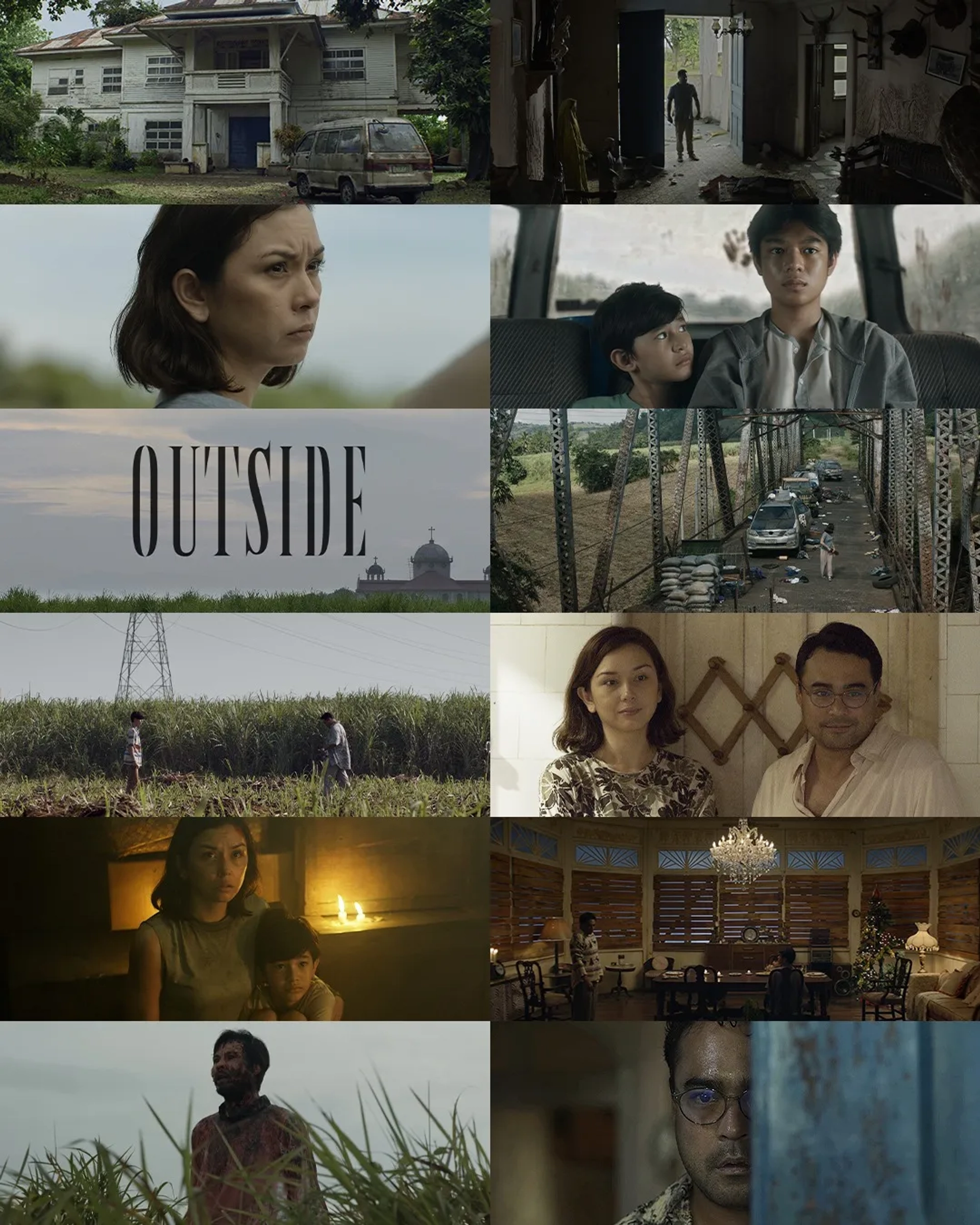 Aiden Tyler Patdu, Sid Lucero, Beauty Gonzalez, and Marco Masa in Outside (2024)