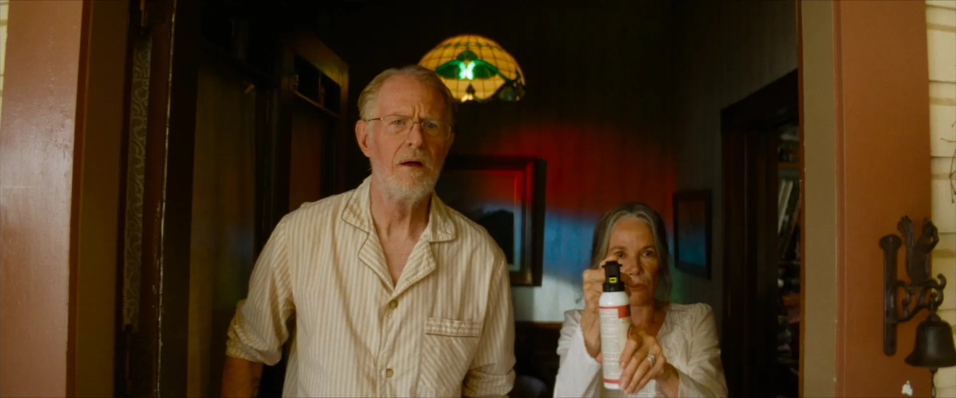 Ed Begley Jr. and Barbara Hershey in Strange Darling (2023)