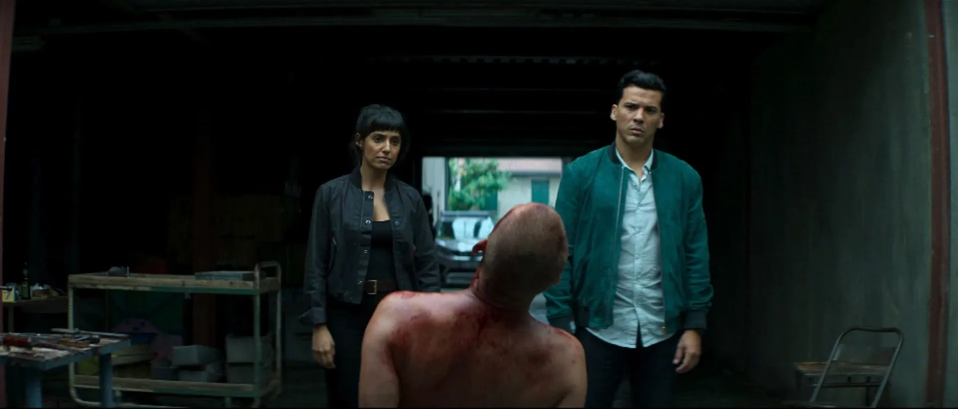 Tewfik Jallab and Ritu Arya in Paris Has Fallen (2024)