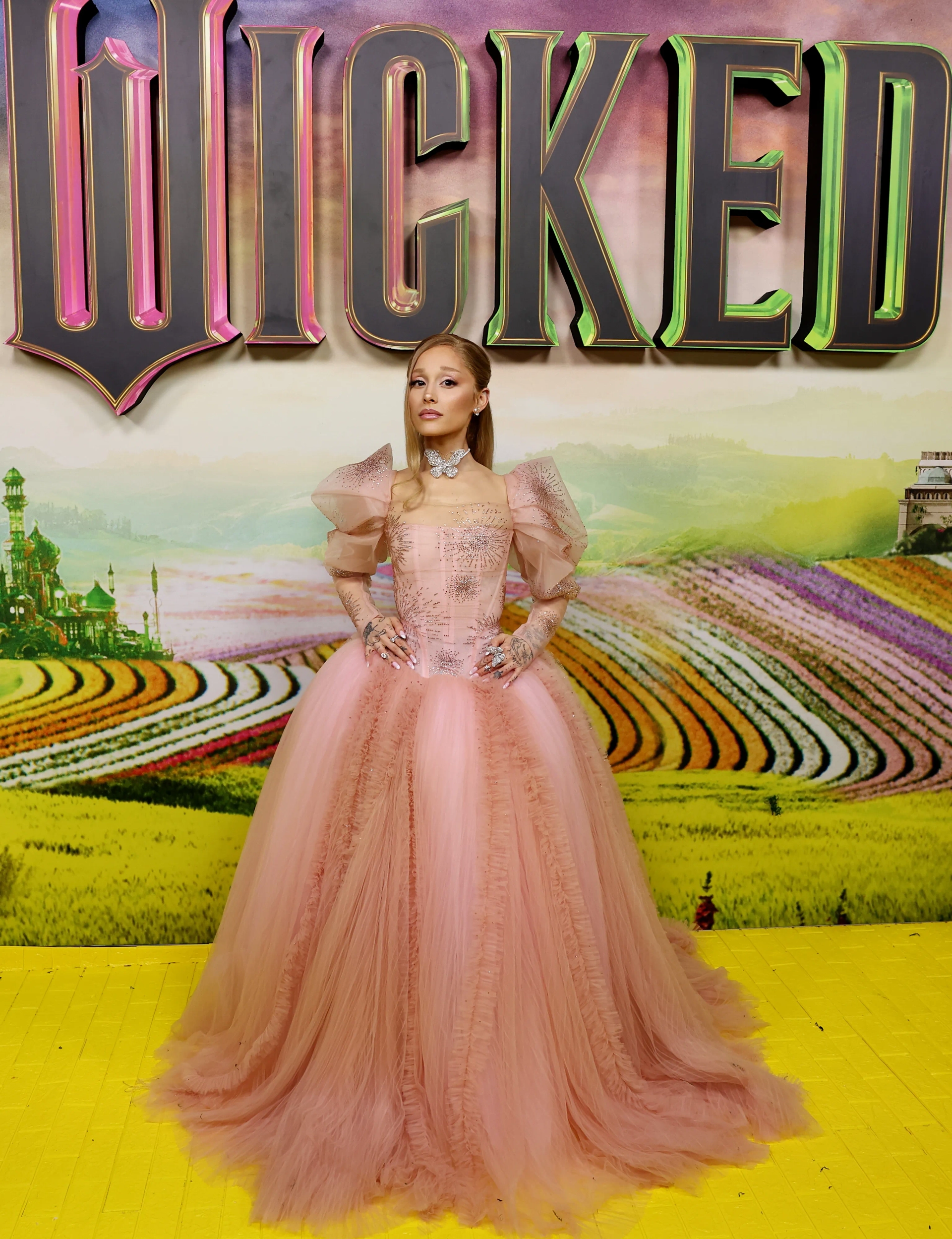 Ariana Grande at an event for Wicked (2024)