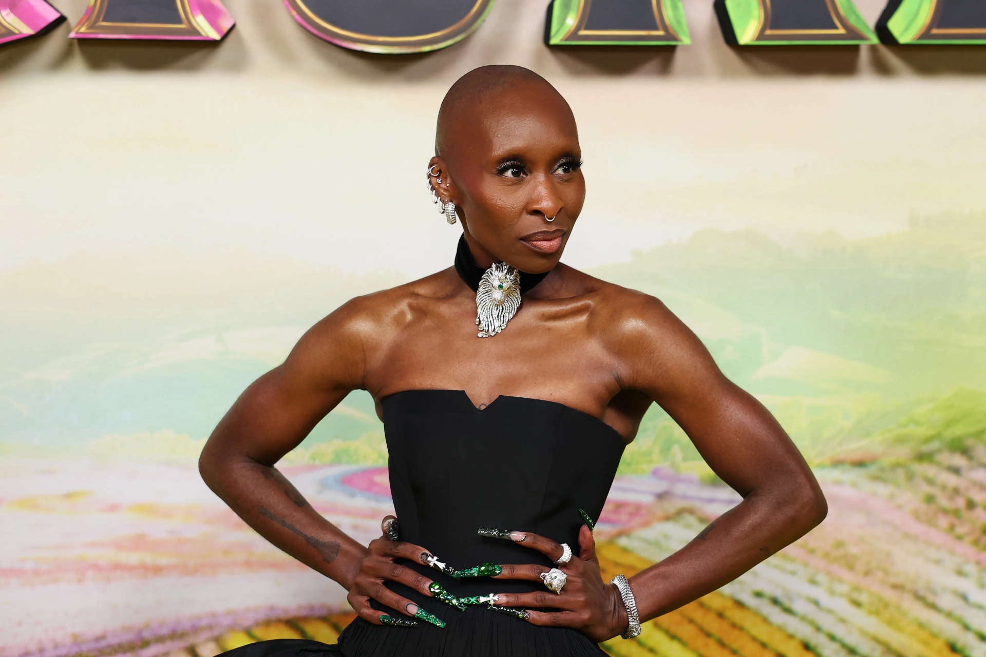 Cynthia Erivo at an event for Wicked (2024)