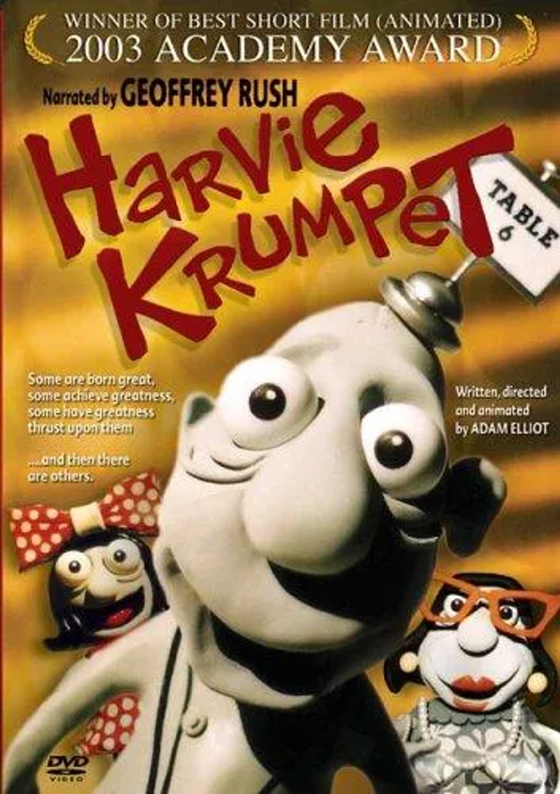 انیمیشن هاروی کرامپت (Harvie Krumpet 2003)