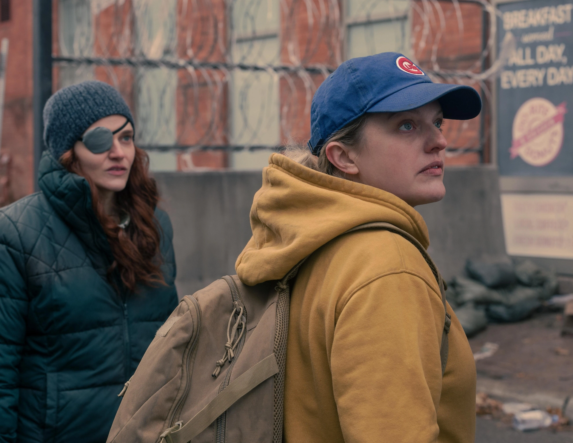 Elisabeth Moss and Madeline Brewer in Chicago (2021)