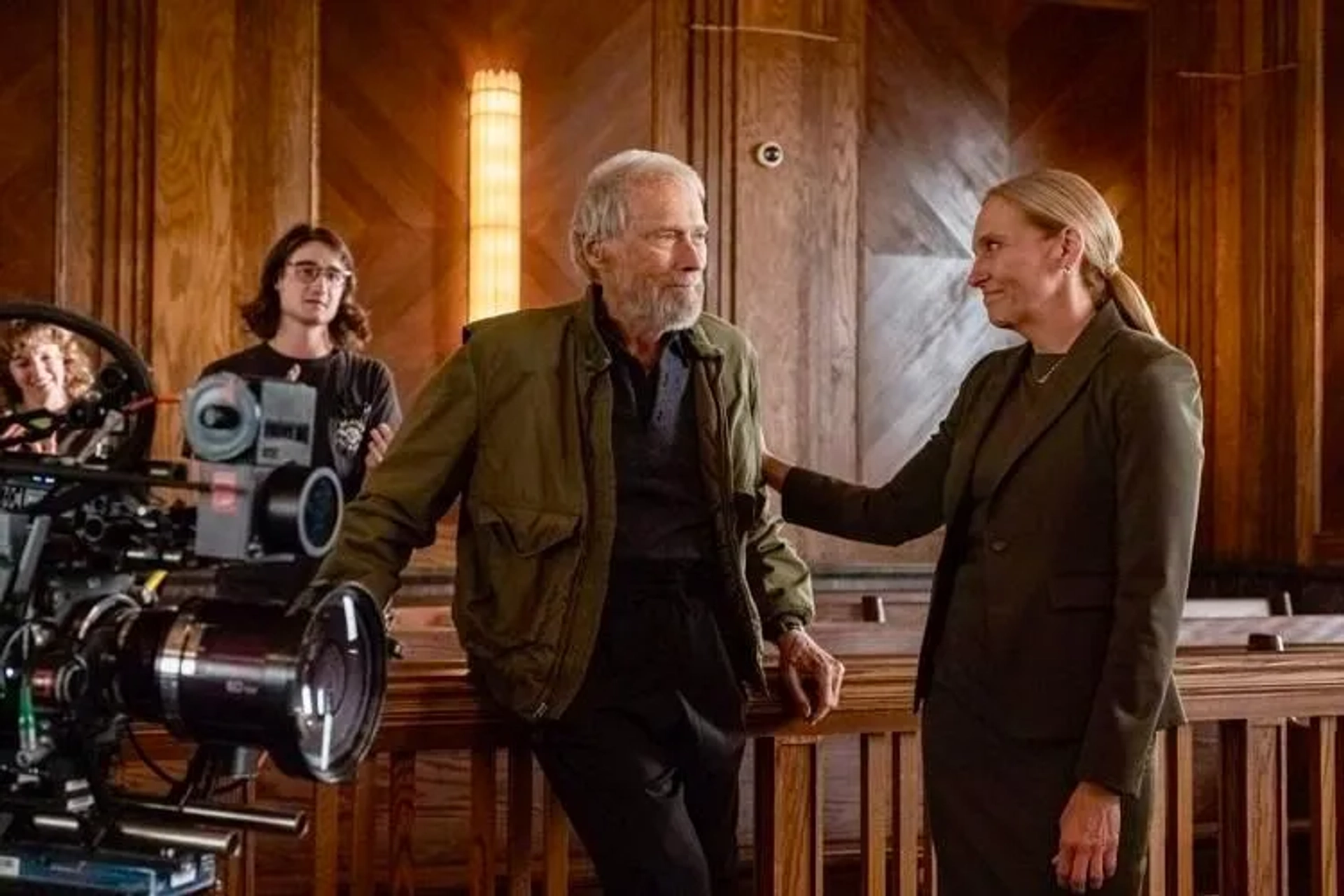 Clint Eastwood and Toni Collette in Juror #2 (2024)