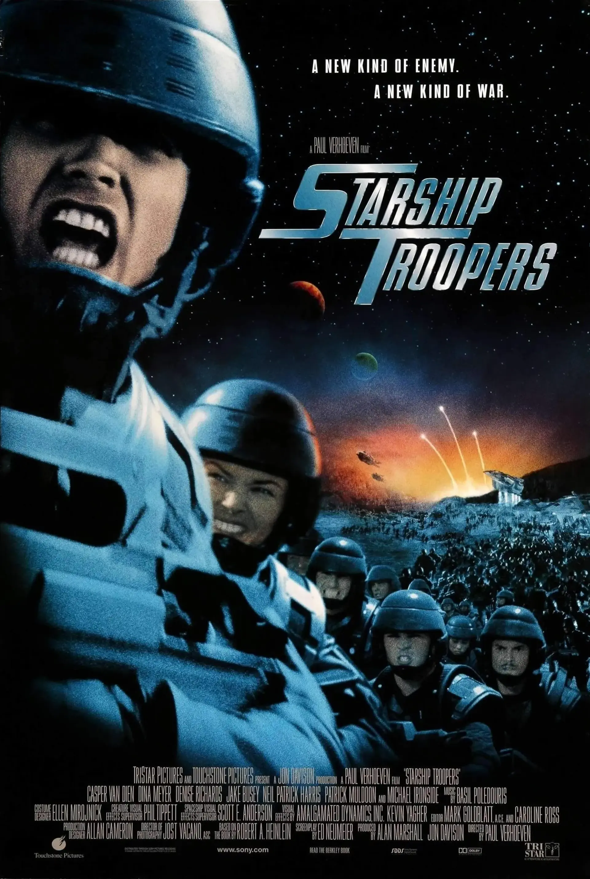 فیلم سربازان کشتی فضایی	(Starship Troopers 1997)