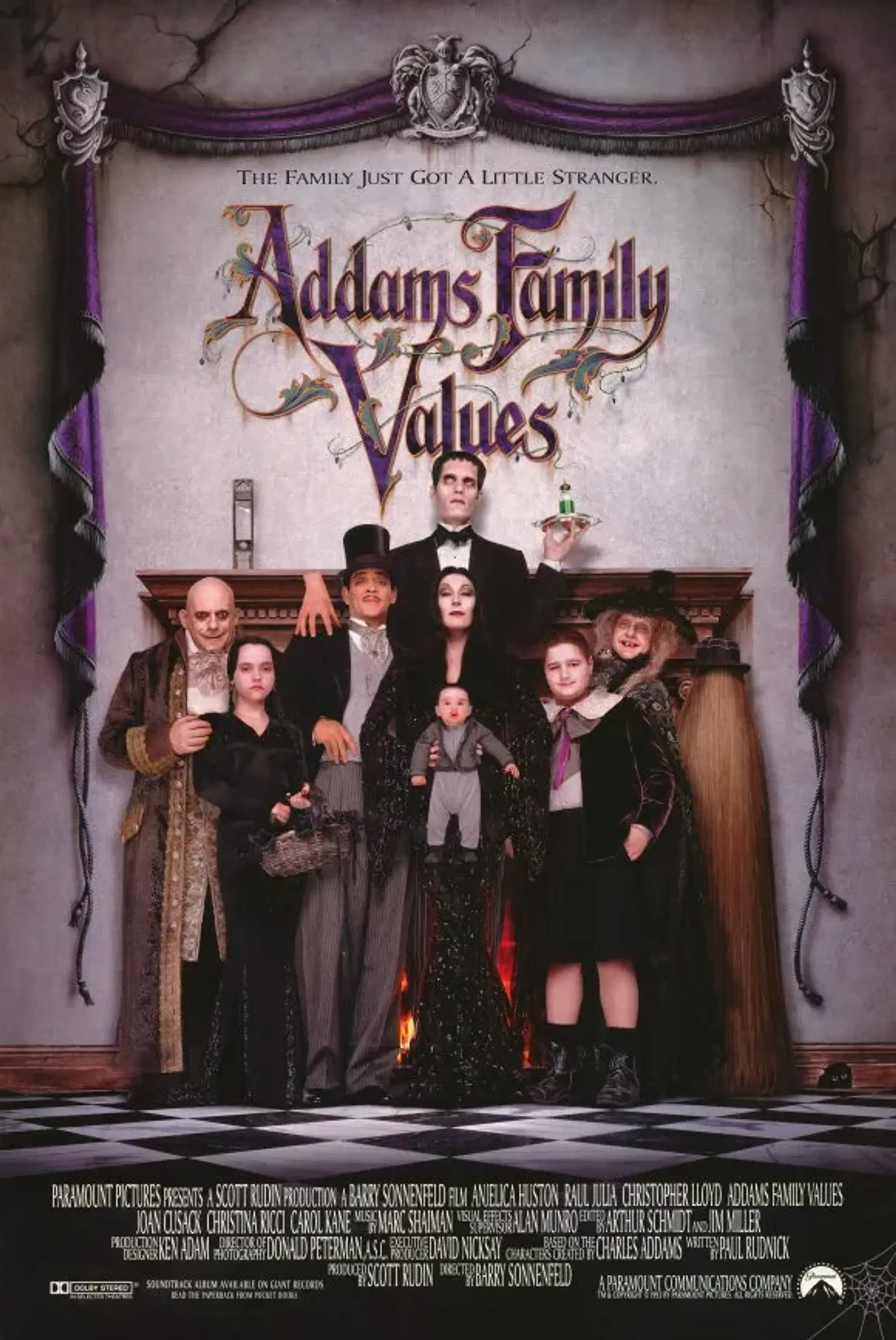 فیلم ارزش های خانواده آدامز (Addams Family Values 1993)