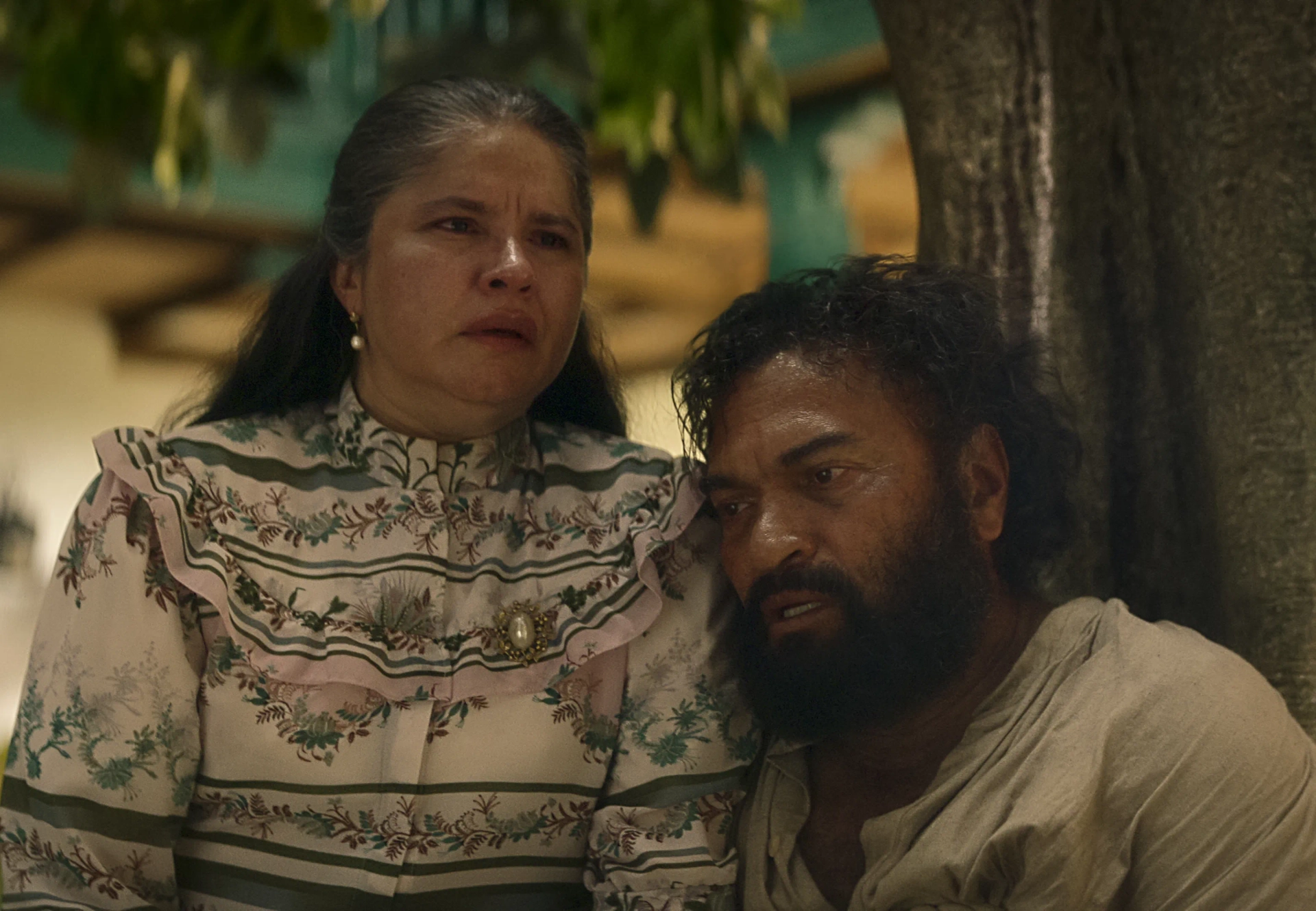 Diego Vásquez and Marleyda Soto in One Hundred Years of Solitude (2024)