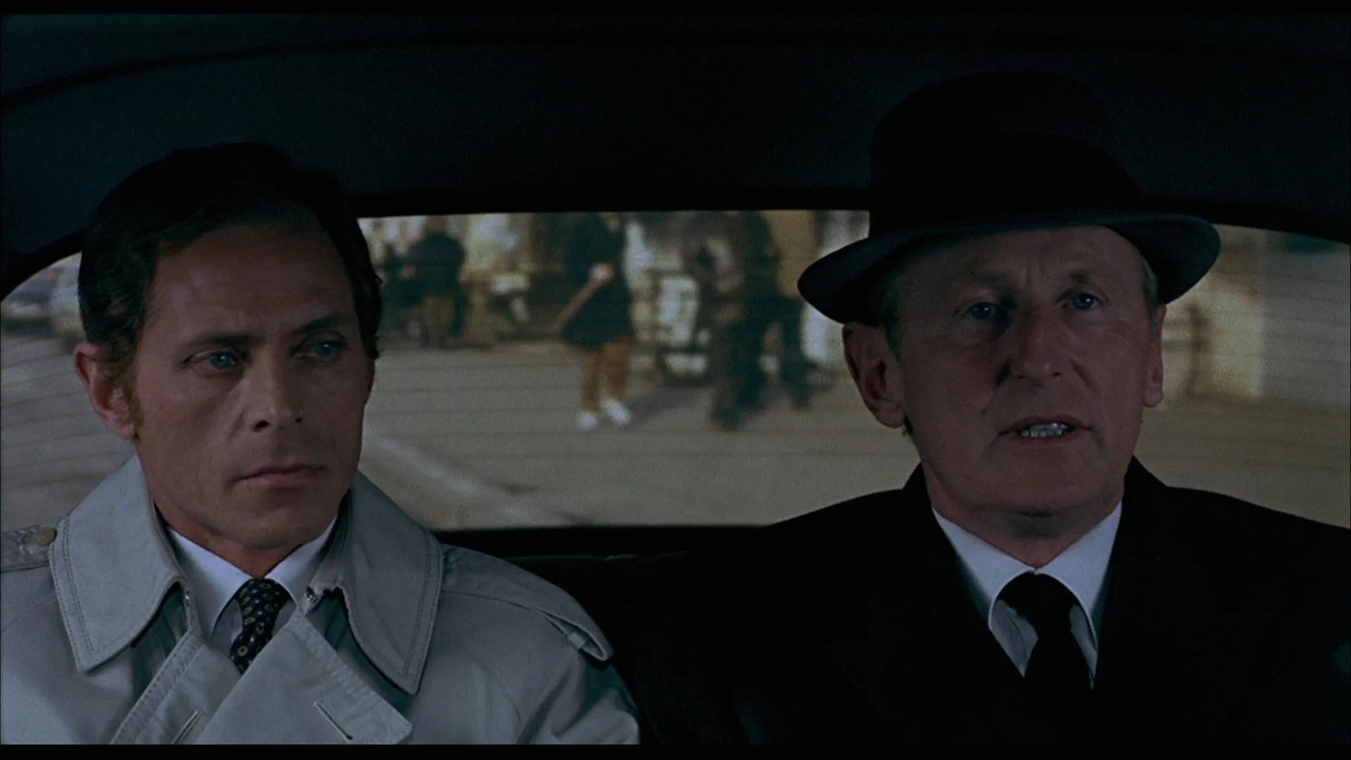 Bourvil and Jean-Pierre Posier in The Red Circle (1970)