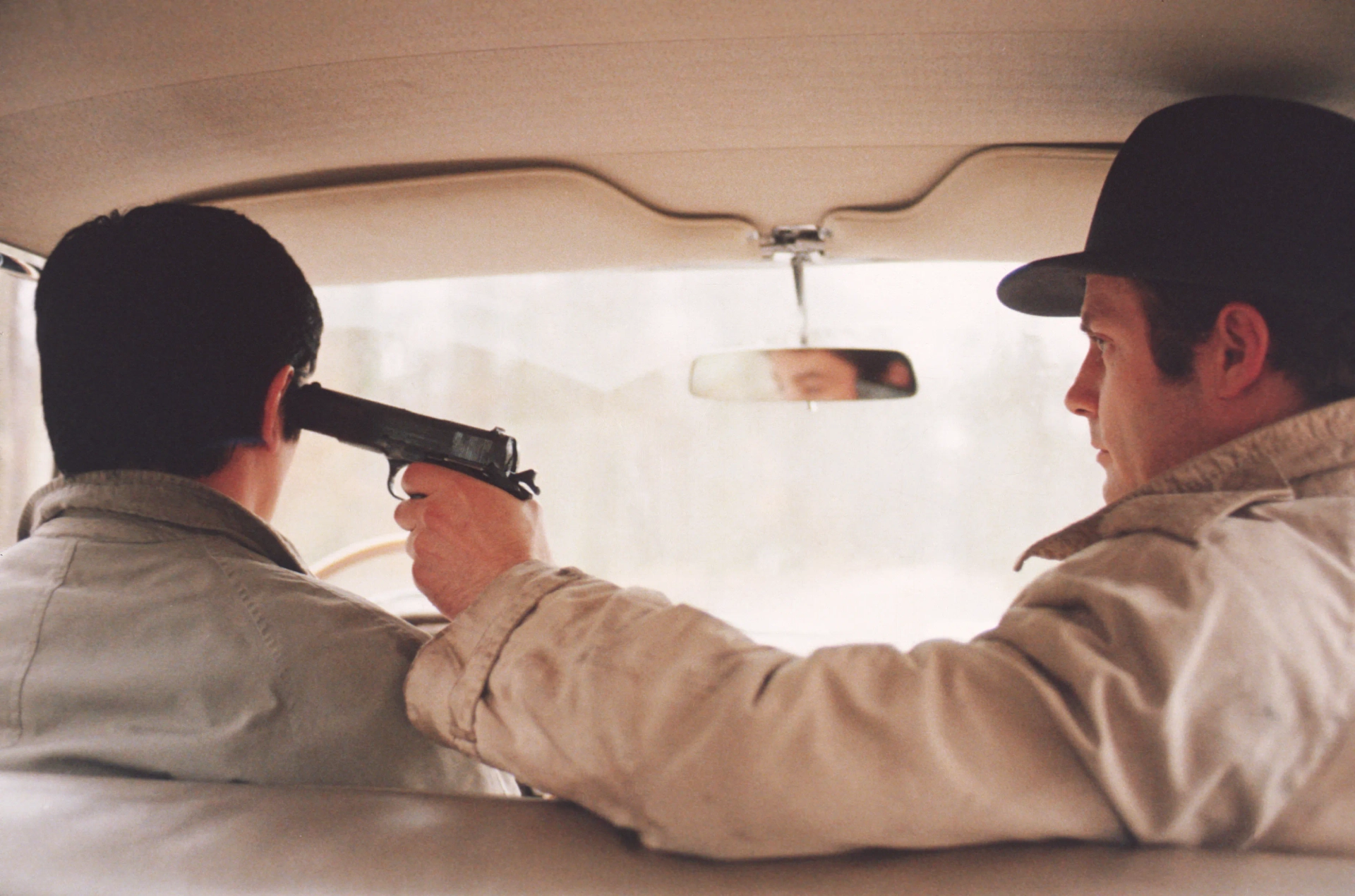 Alain Delon and Jean-Pierre Janic in The Red Circle (1970)