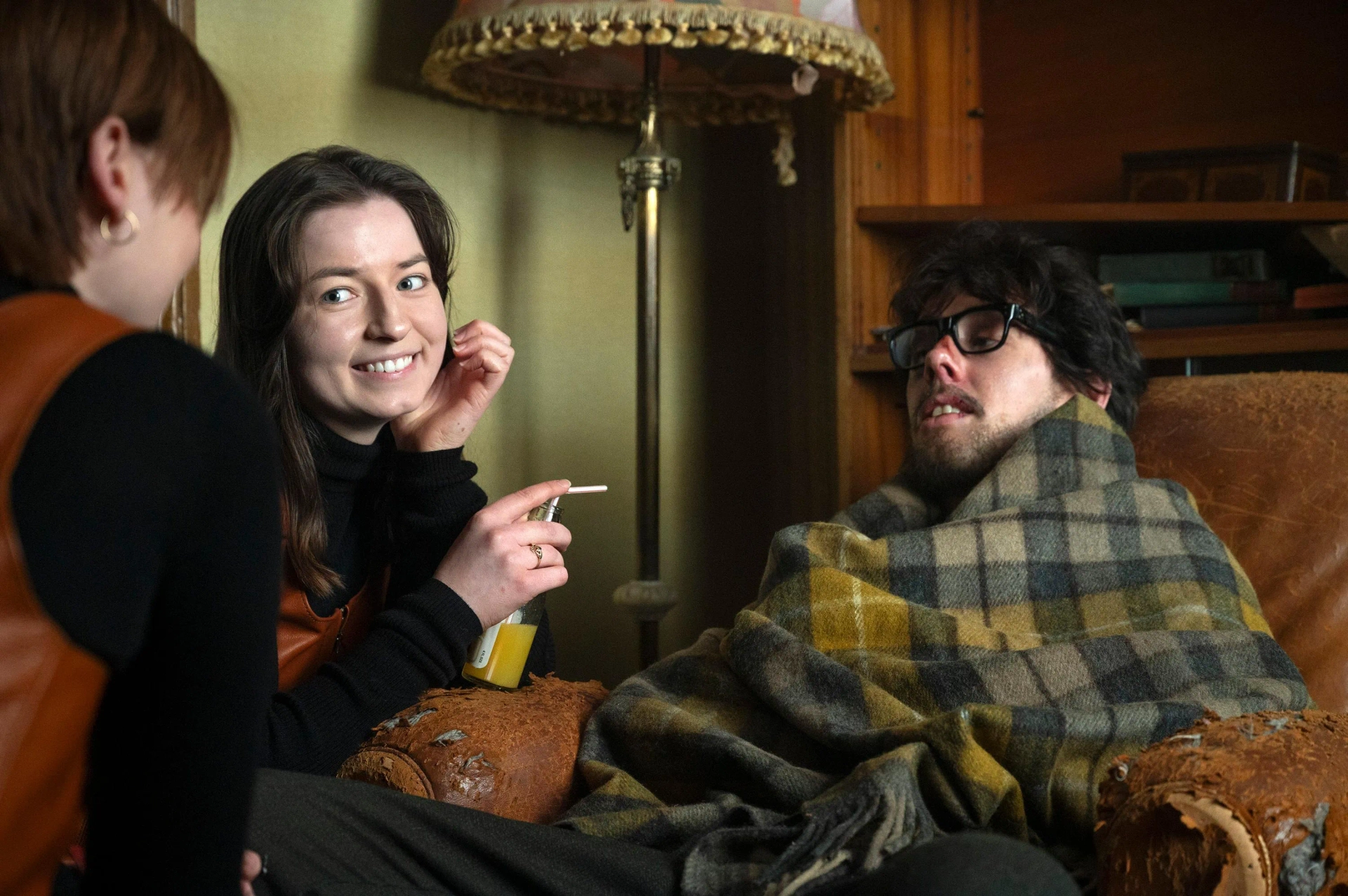 Hazel Doupe and Josh Finan in Say Nothing (2024)