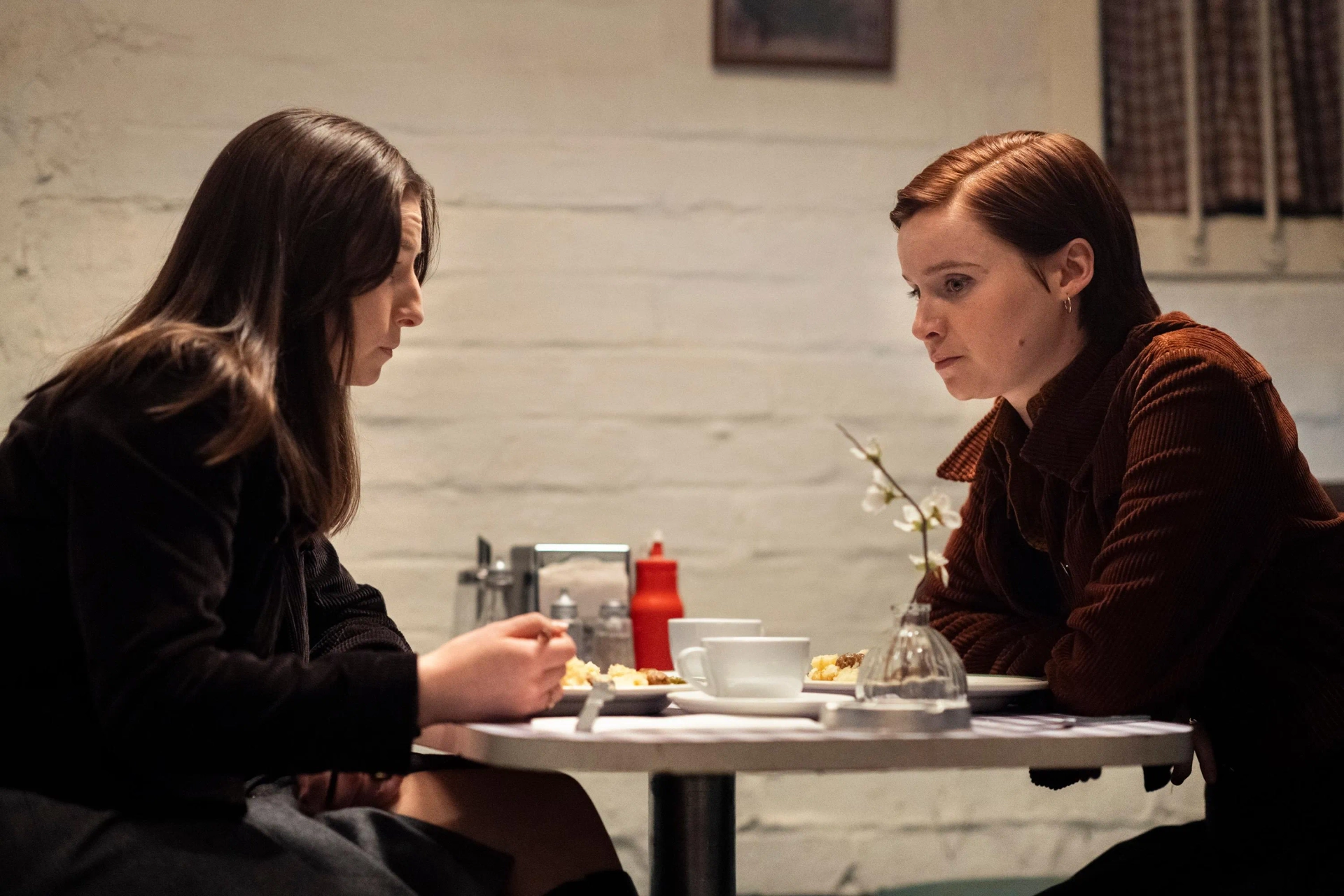 Hazel Doupe and Lola Petticrew in Say Nothing (2024)