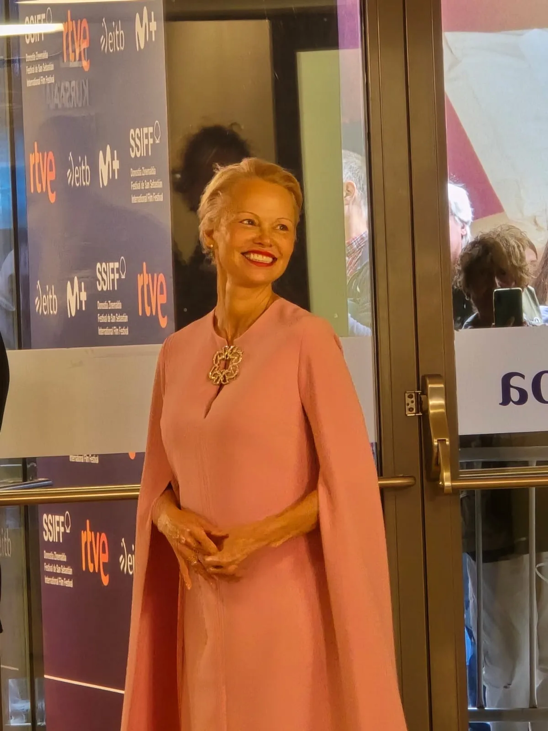 Pamela Anderson at an event for The Last Showgirl (2024)