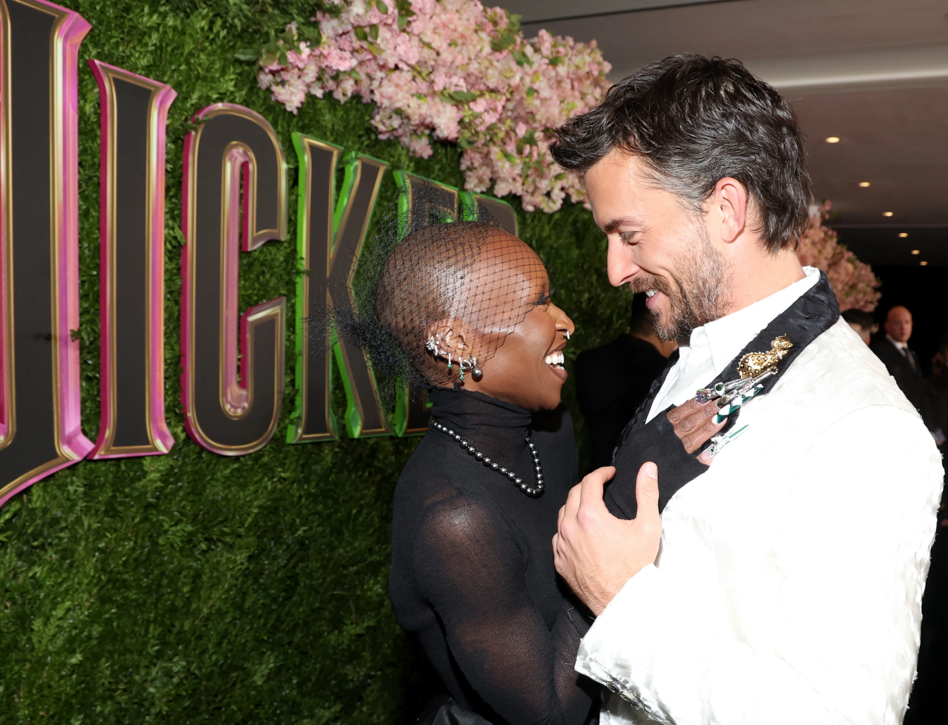 Jonathan Bailey and Cynthia Erivo at an event for Wicked (2024)