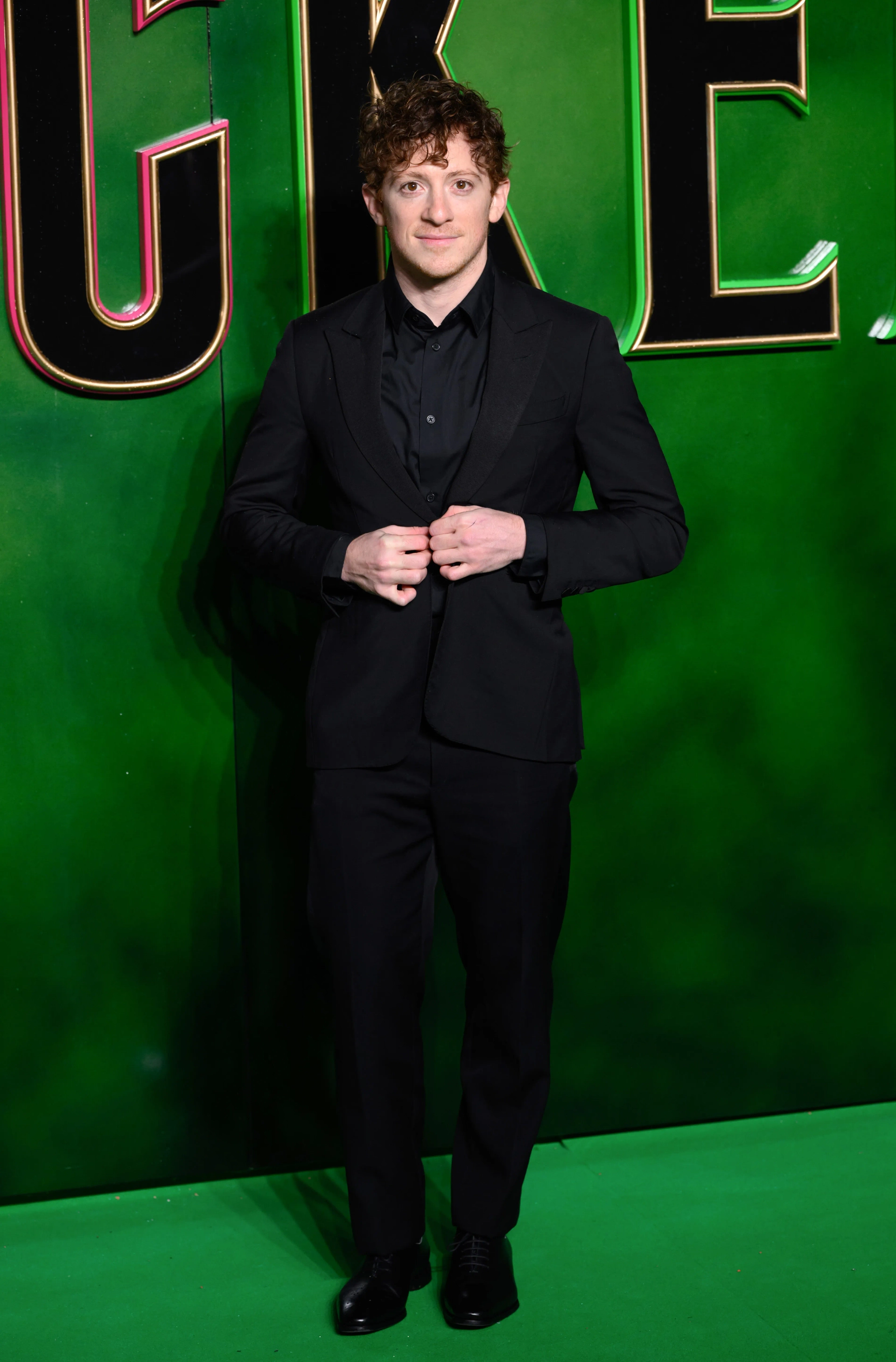 Ethan Slater at an event for Wicked (2024)