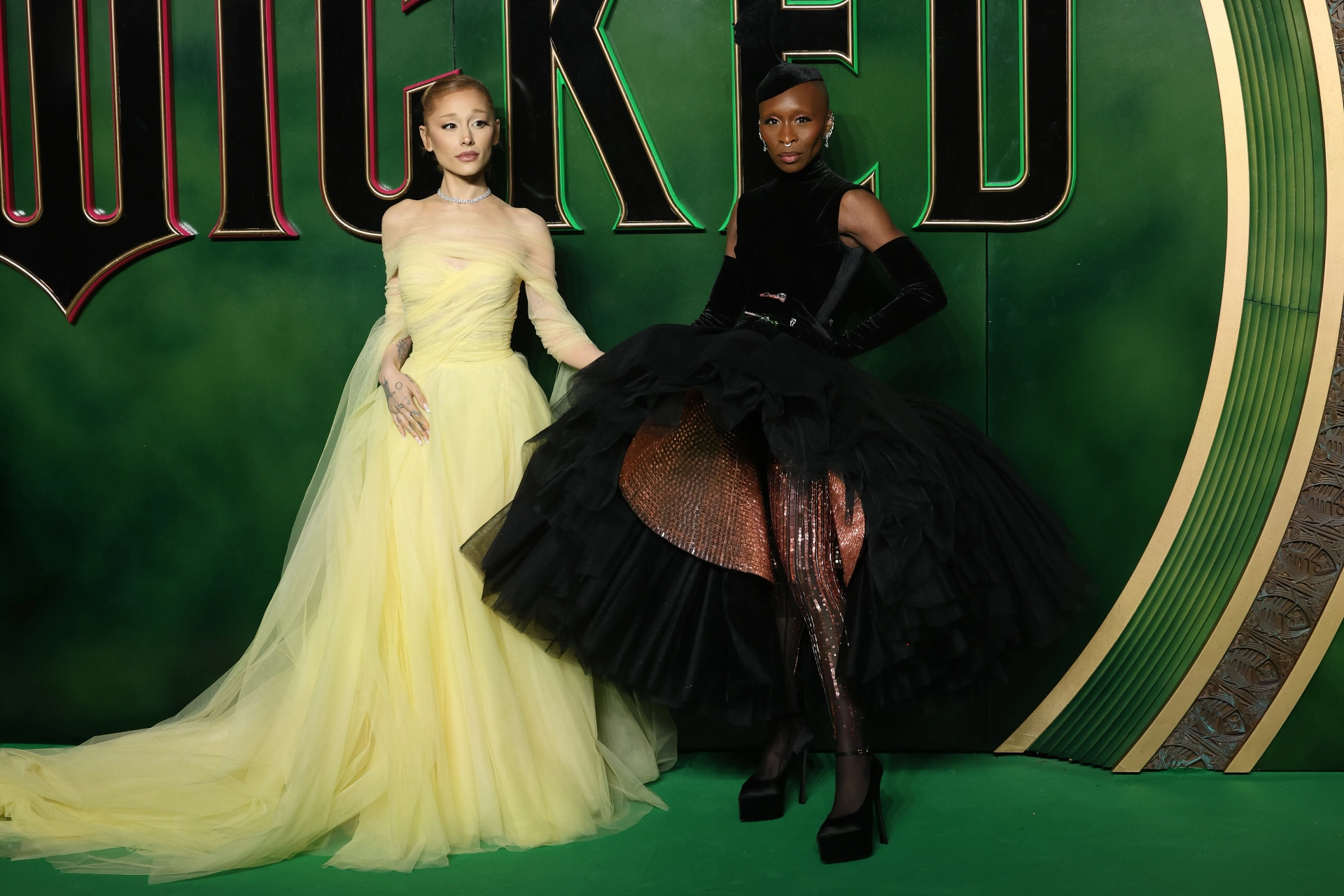 Ariana Grande and Cynthia Erivo at an event for Wicked (2024)