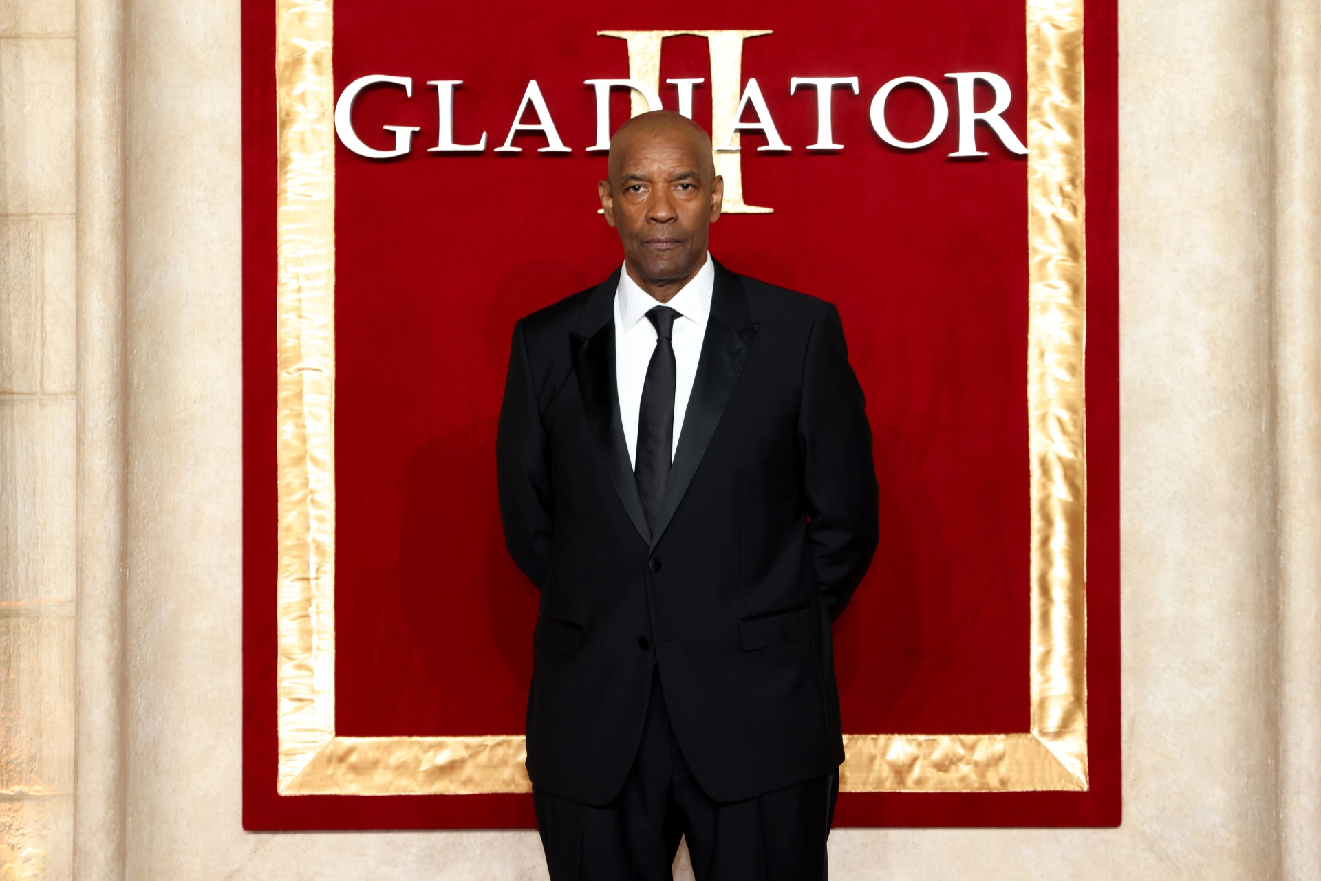 Denzel Washington at an event for Gladiator II (2024)