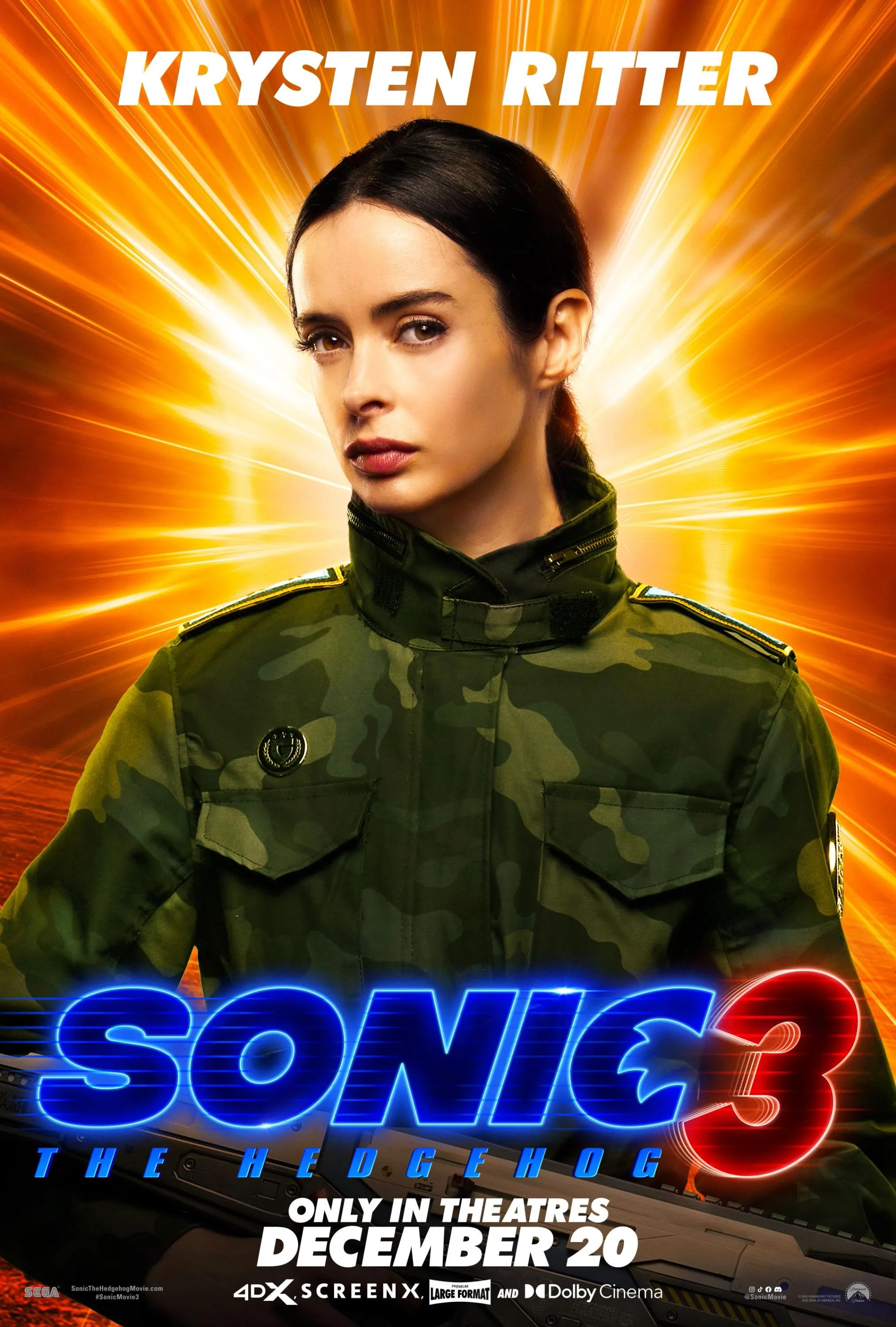 Krysten Ritter in Sonic the Hedgehog 3 (2024)