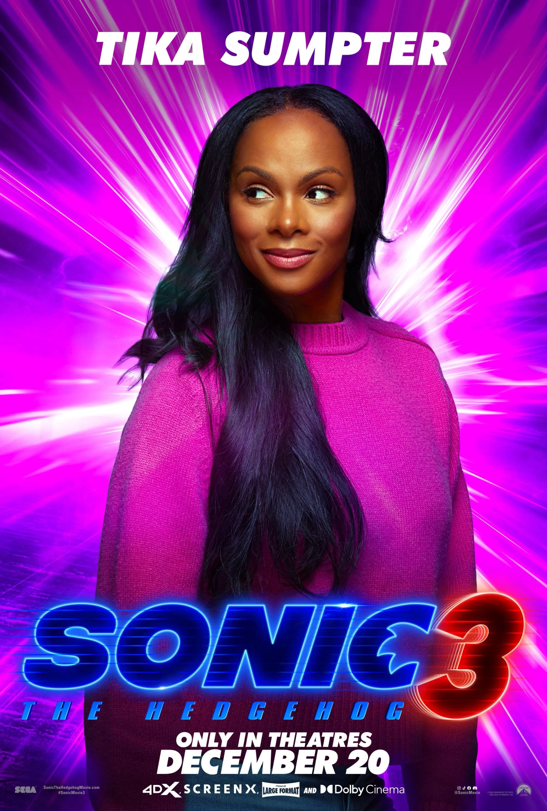 Tika Sumpter in Sonic the Hedgehog 3 (2024)