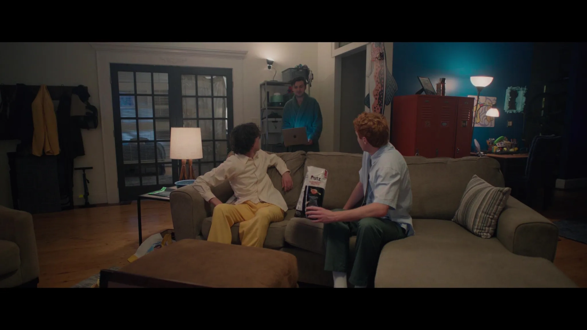 Martin Herlihy, Ben Marshall, and John Higgins in Please Don't Destroy: The Treasure of Foggy Mountain (2023)