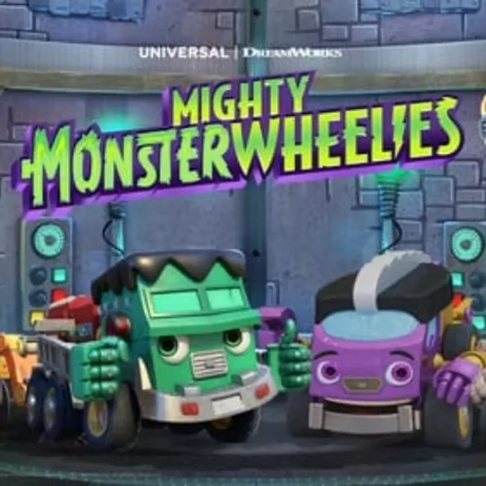 انیمیشن چرخ های هیولایی قدرتمند (Mighty MonsterWheelies 2024)