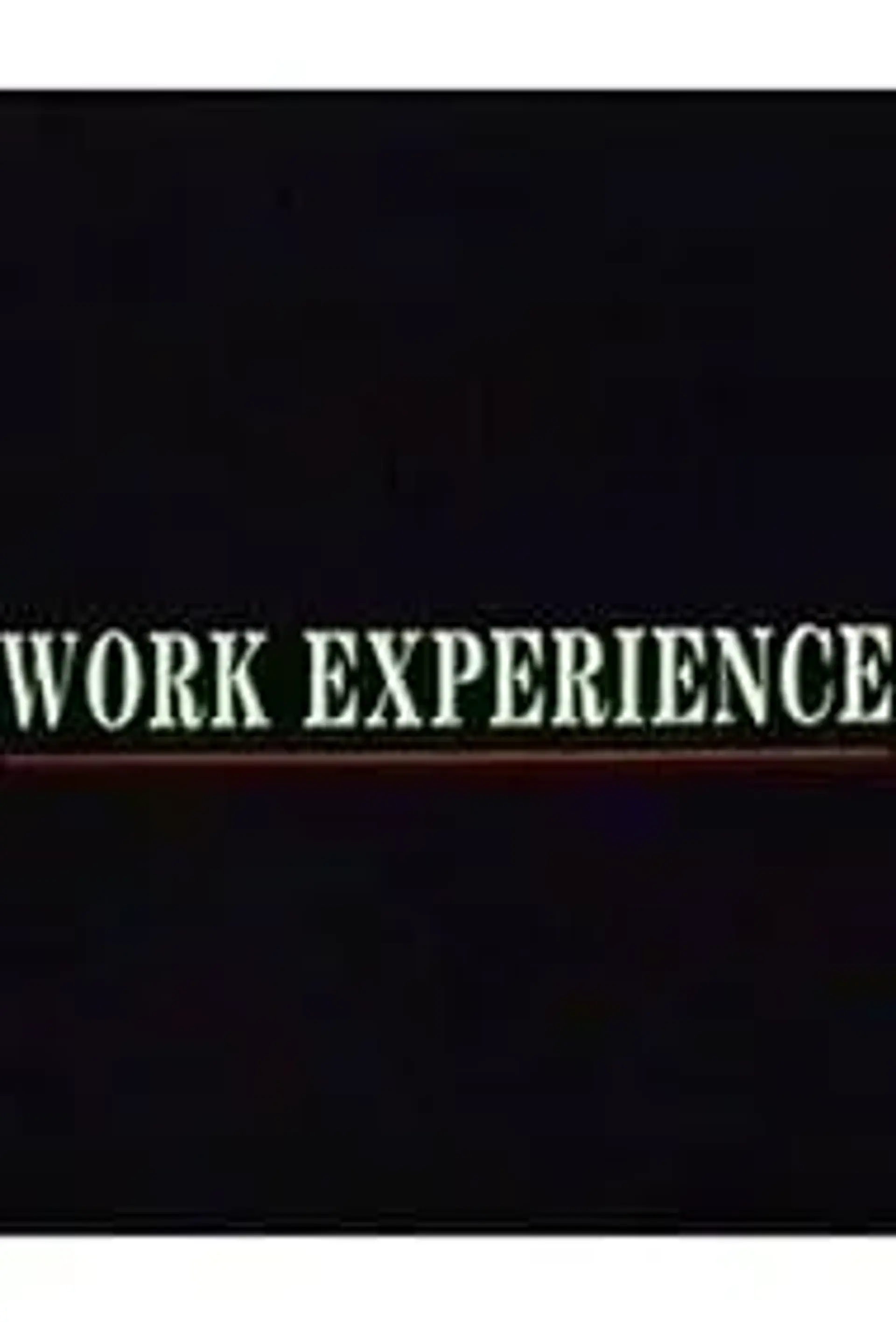 فیلم کوتاه سابقه کار (Work Experience 1989)