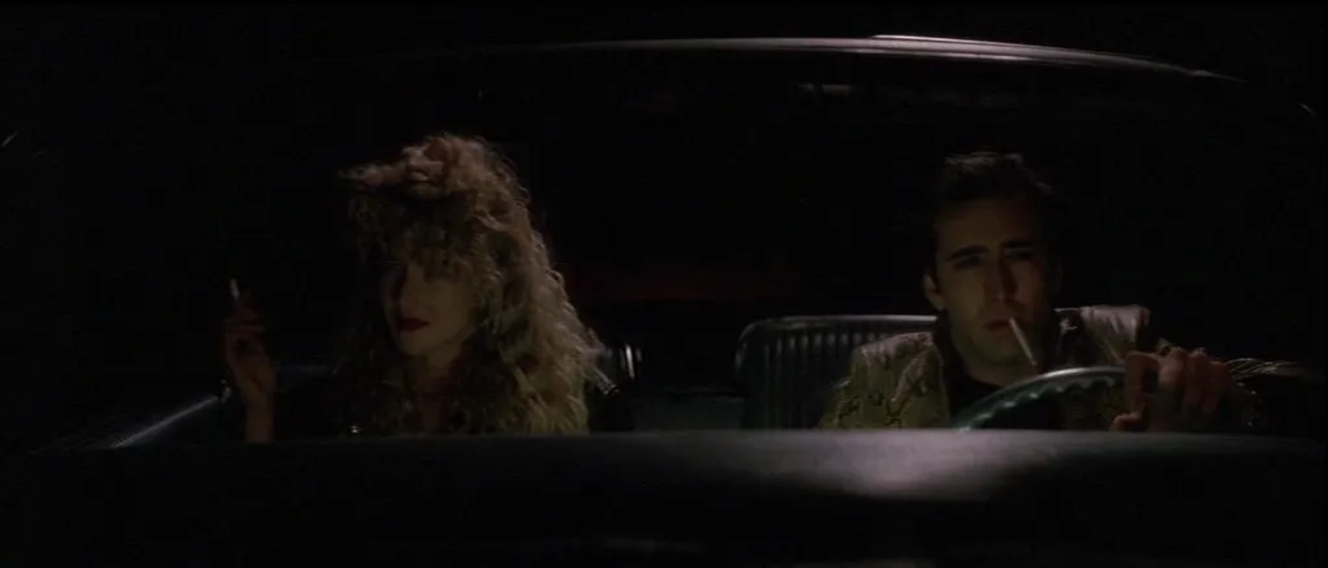 Nicolas Cage and Laura Dern in Wild at Heart (1990)