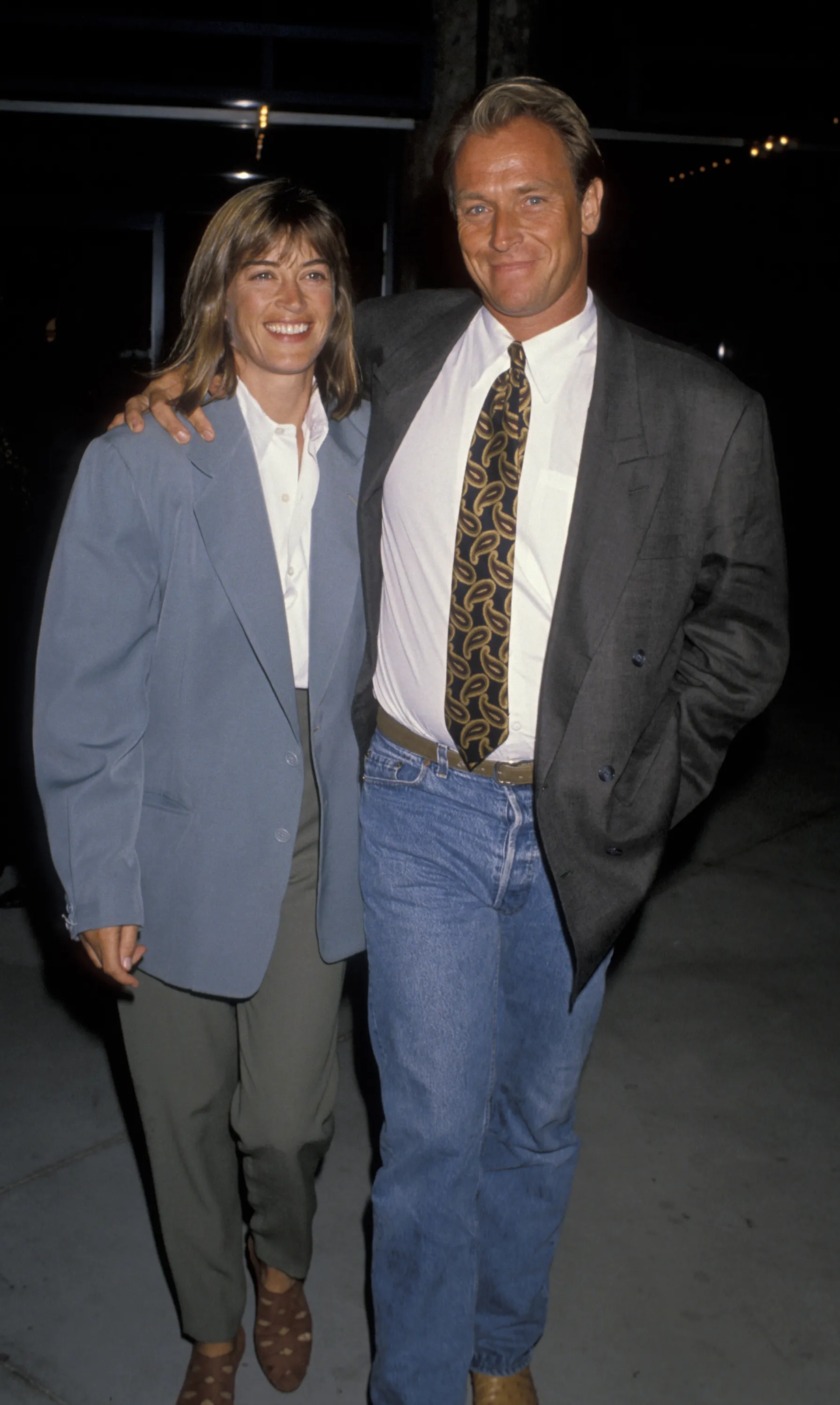 Corbin Bernsen and Amanda Pays at an event for Wild at Heart (1990)