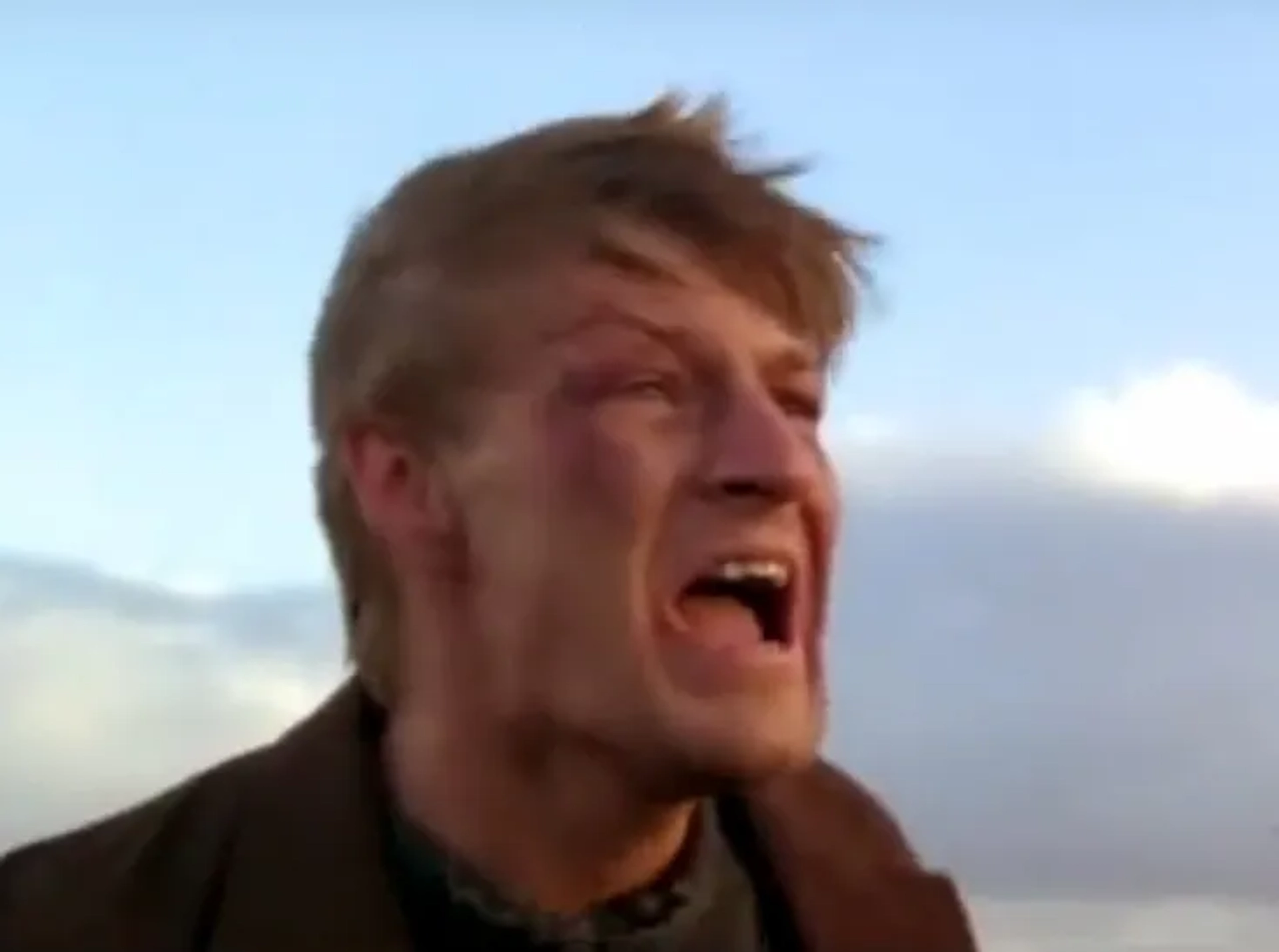 Sean Bean in The Field (1990)